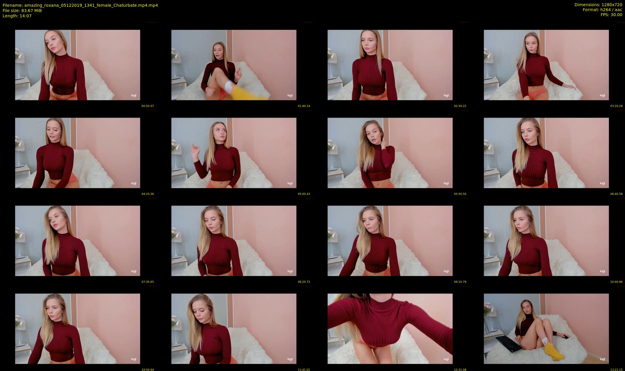 amazing_roxana — 15 minute Chaturbate female cam show recording, 720p, Dec 5, 2019