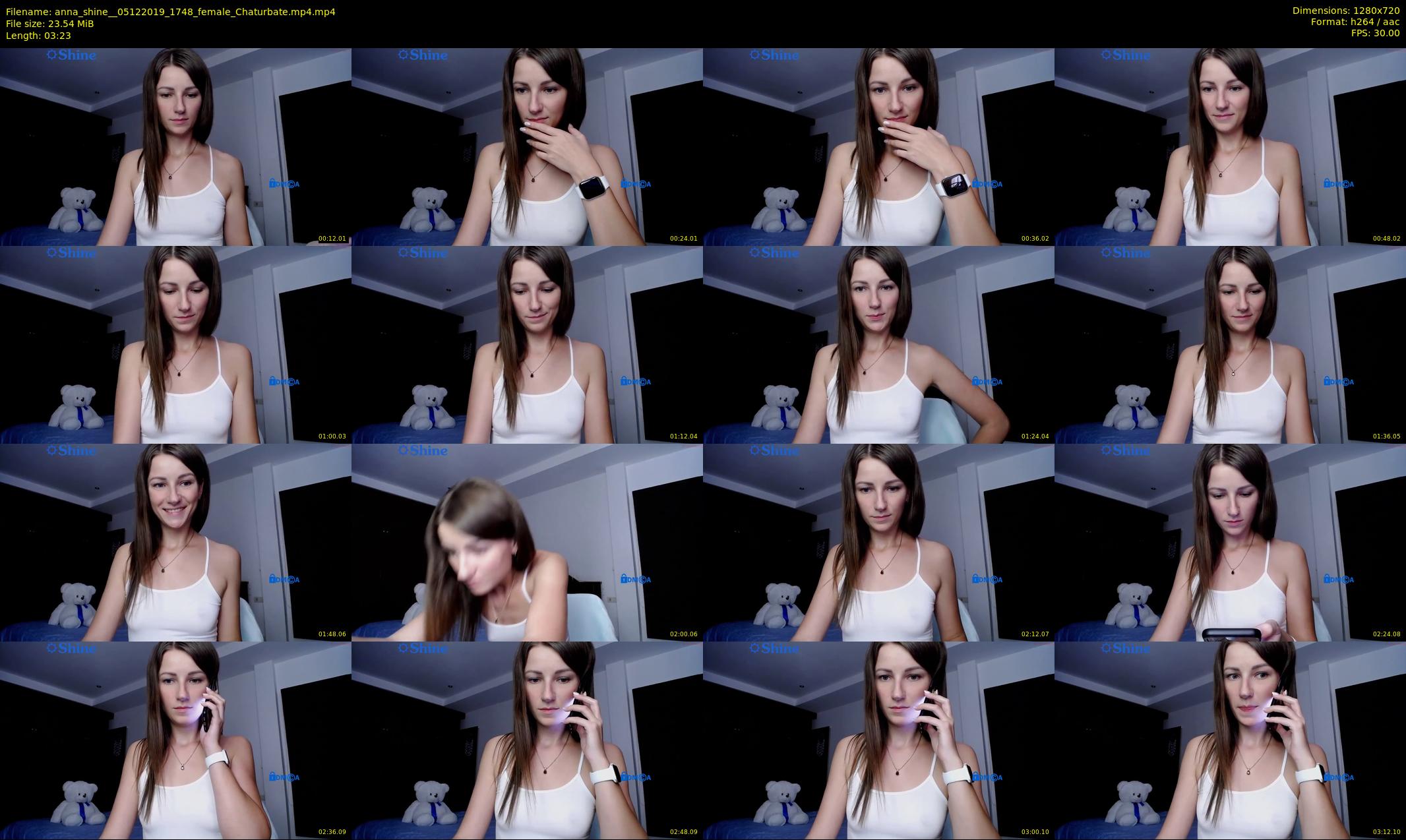 anna_shine_ — 4 minute Chaturbate female cam show recording, 720p, Dec 5, 2019