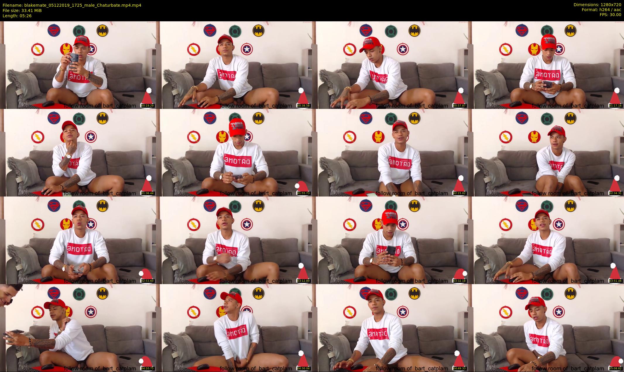 blakemate — 6 minute Chaturbate male cam show recording, 720p, Dec 5, 2019