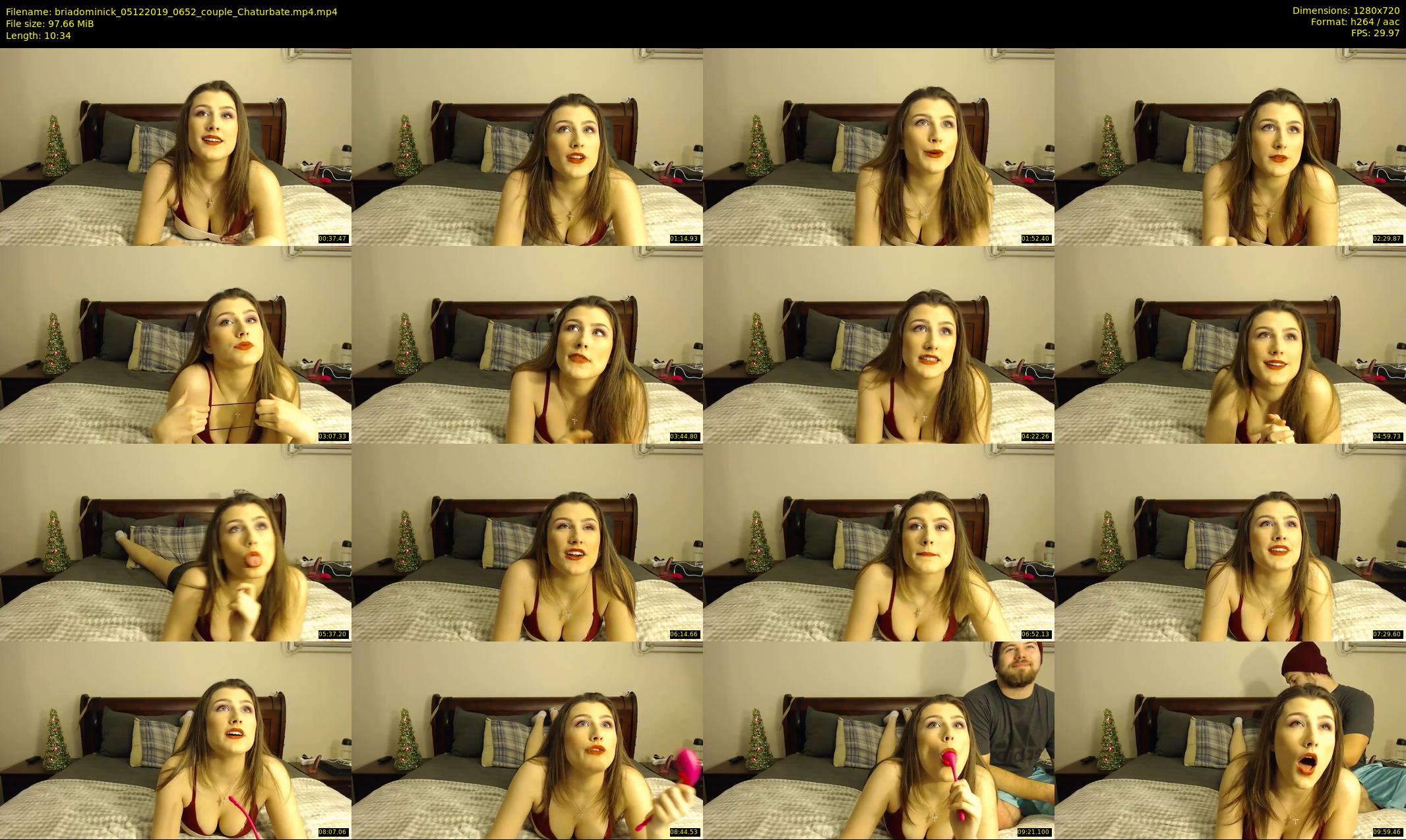 briadominick — 11 minute Chaturbate couple cam show recording, 720p, Dec 5, 2019