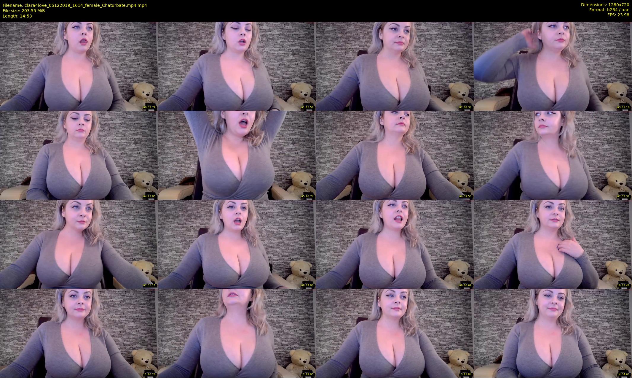 clara4love — 15 minute Chaturbate female cam show recording, 720p, Dec 5, 2019