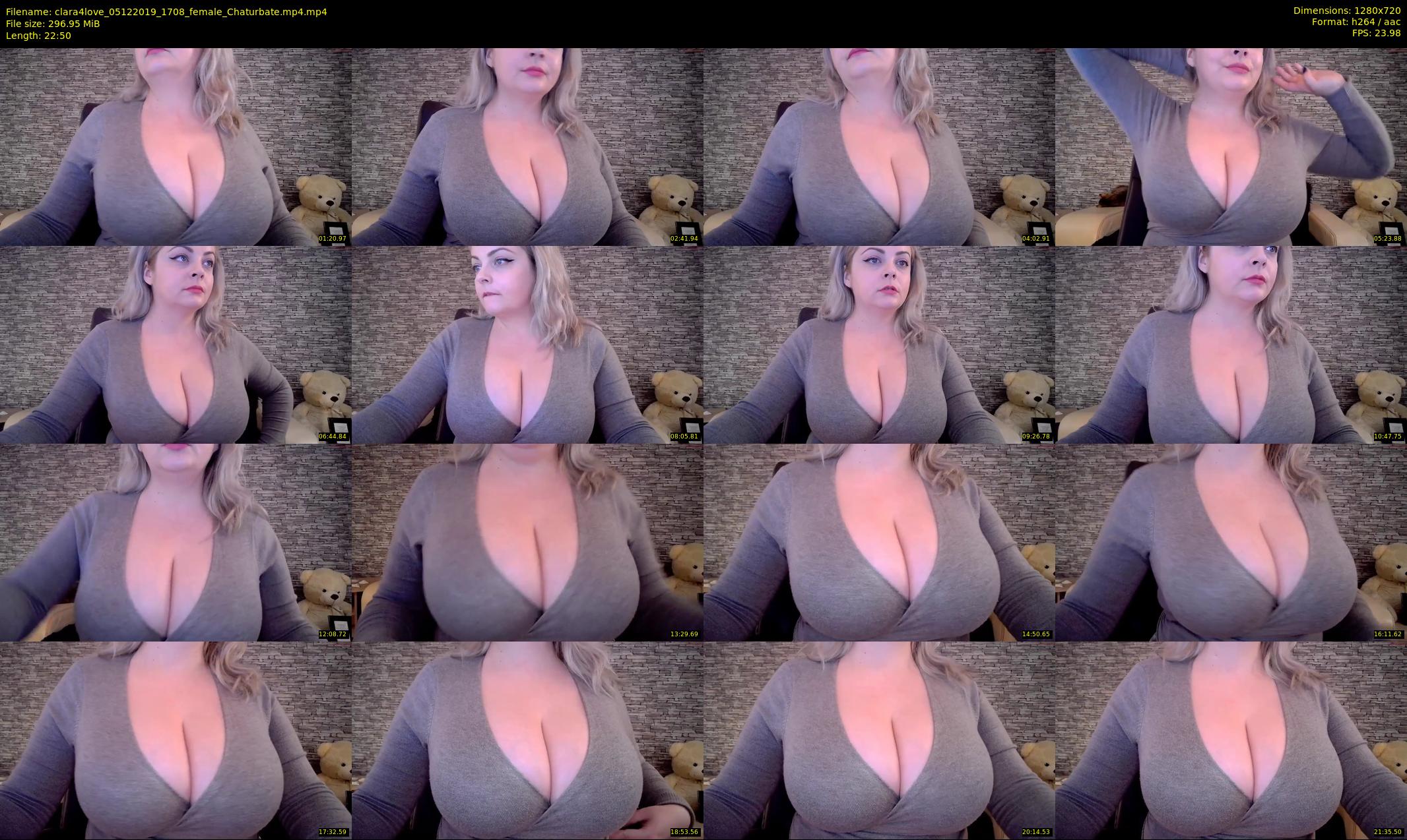 clara4love — 23 minute Chaturbate female cam show recording, 720p, Dec 5, 2019