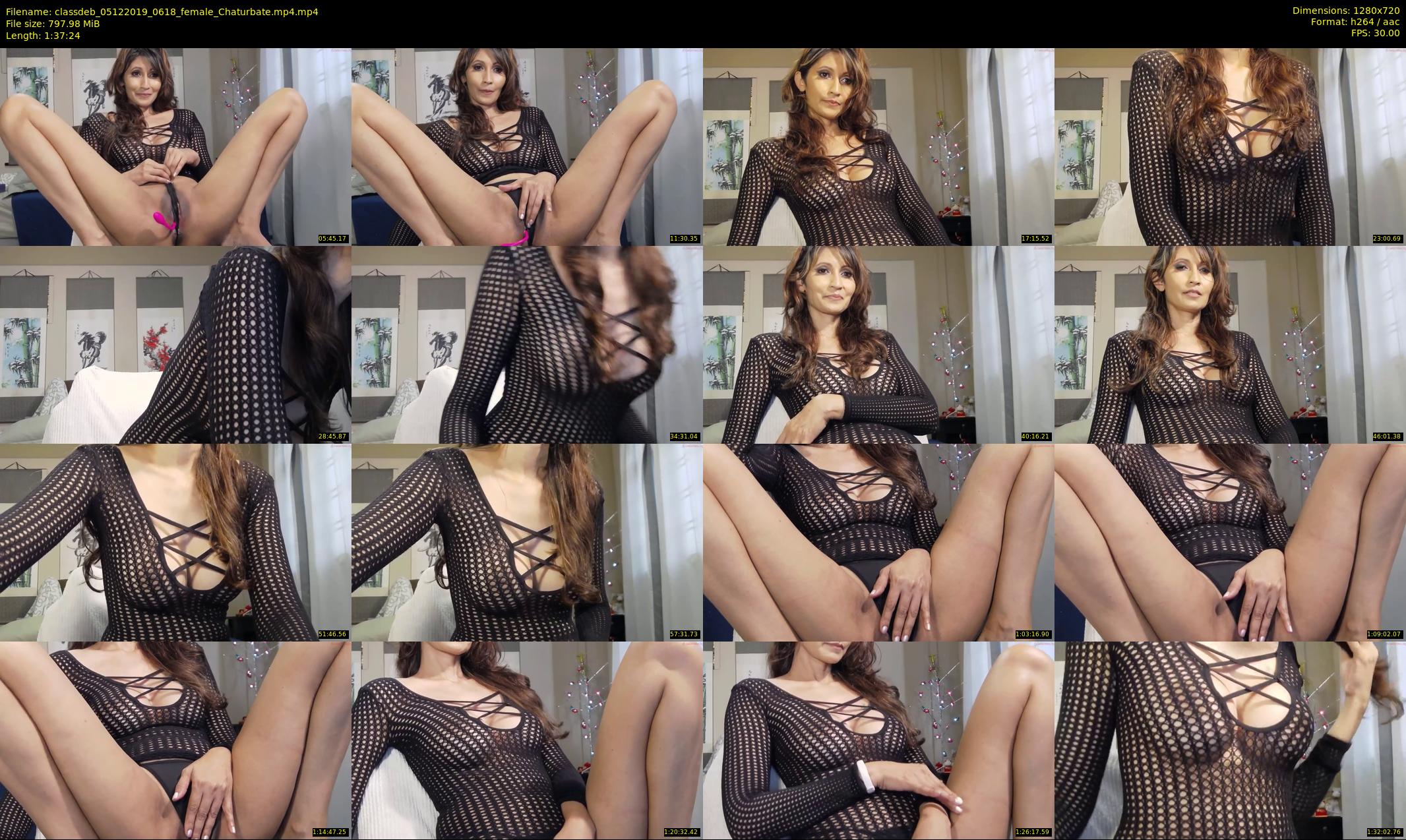 classdeb — 98 minute Chaturbate female cam show recording, 720p, Dec 5, 2019