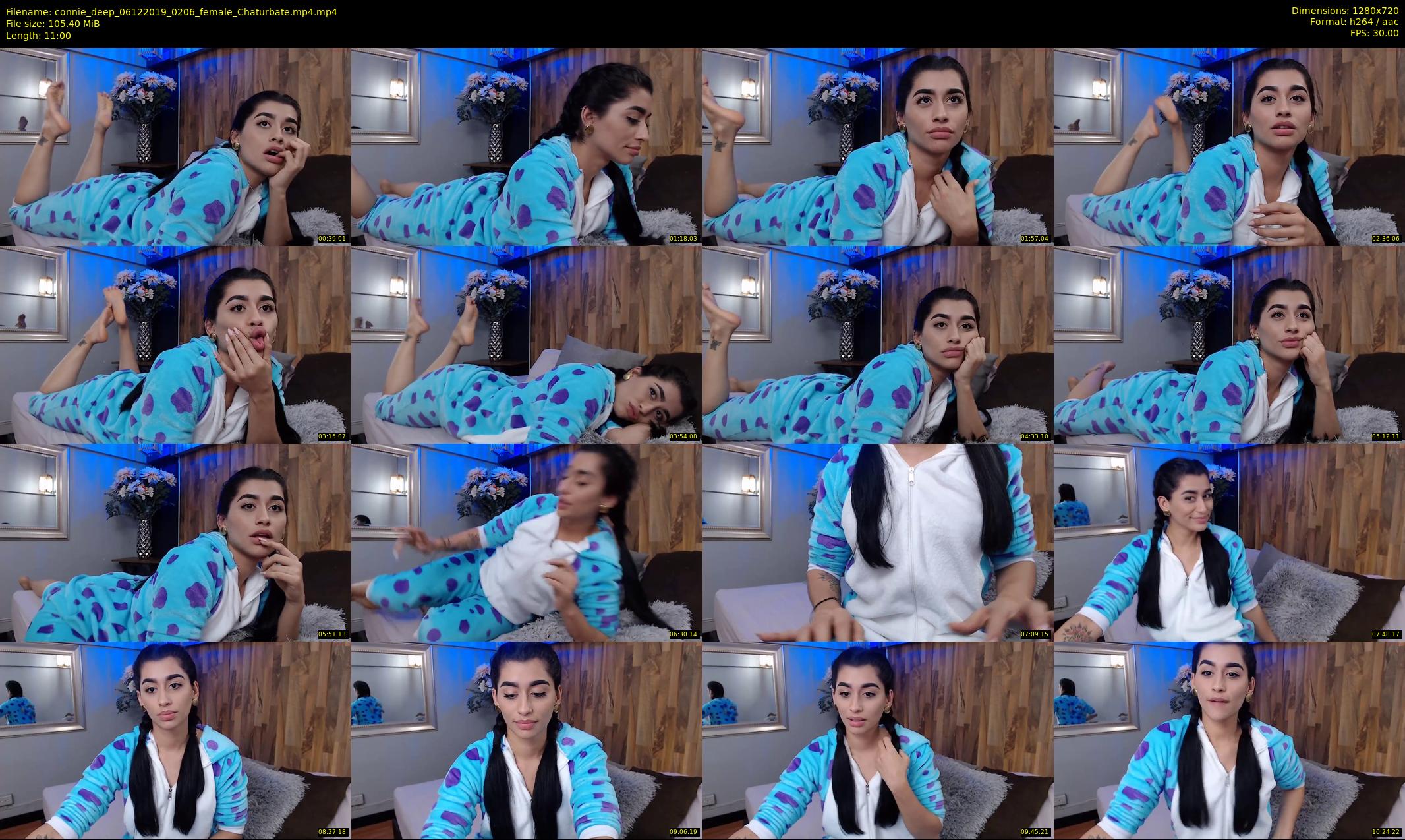 connie_deep — 11 minute Chaturbate female cam show recording, 720p, Dec 6, 2019