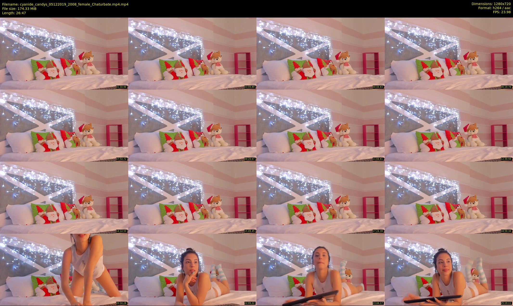 cyanide_candys — 27 minute Chaturbate female cam show recording, 720p, Dec 5, 2019