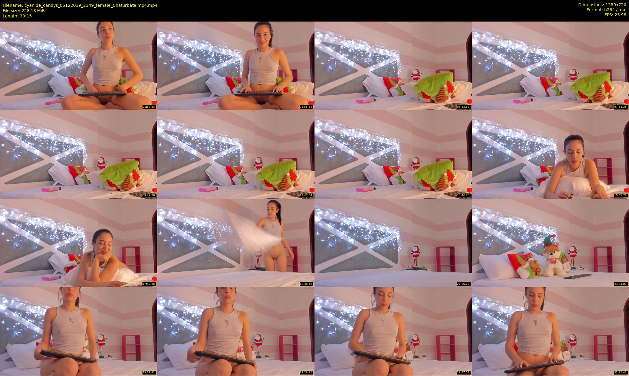 cyanide_candys — 34 minute Chaturbate female cam show recording, 720p, Dec 5, 2019