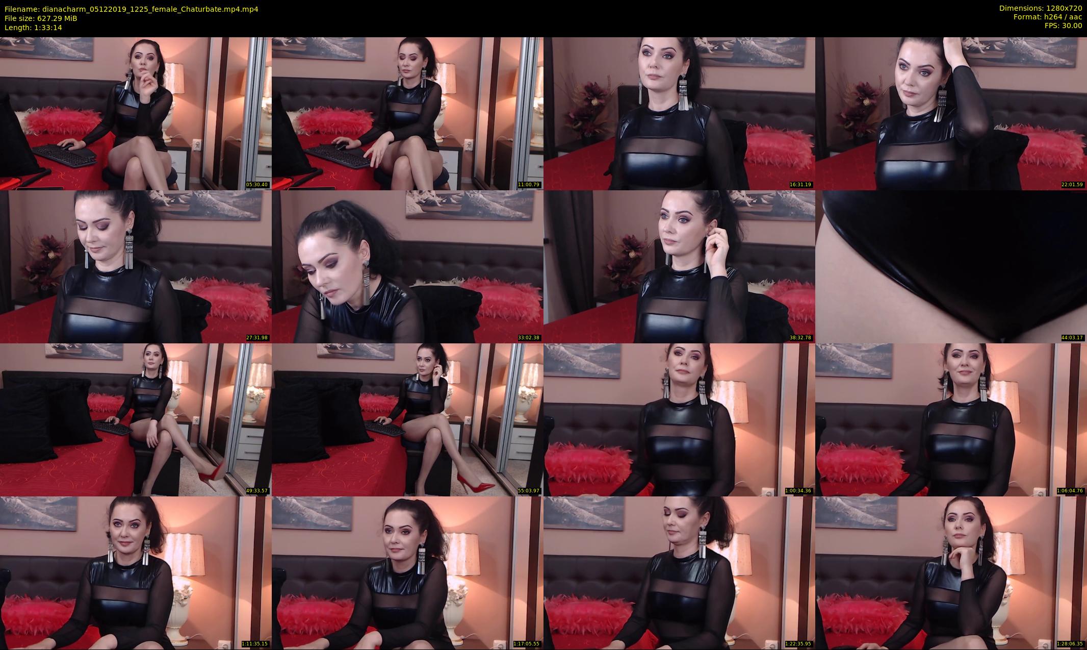 dianacharm — 94 minute Chaturbate female cam show recording, 720p, Dec 5, 2019