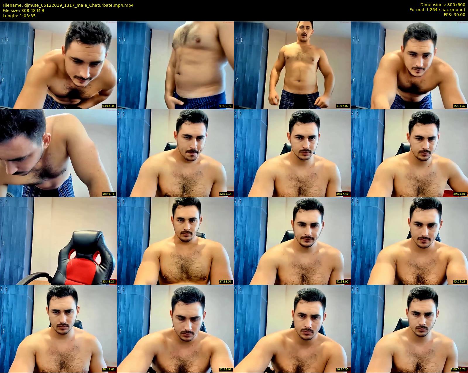djmute — 64 minute Chaturbate male cam show recording, 480p, Dec 5, 2019