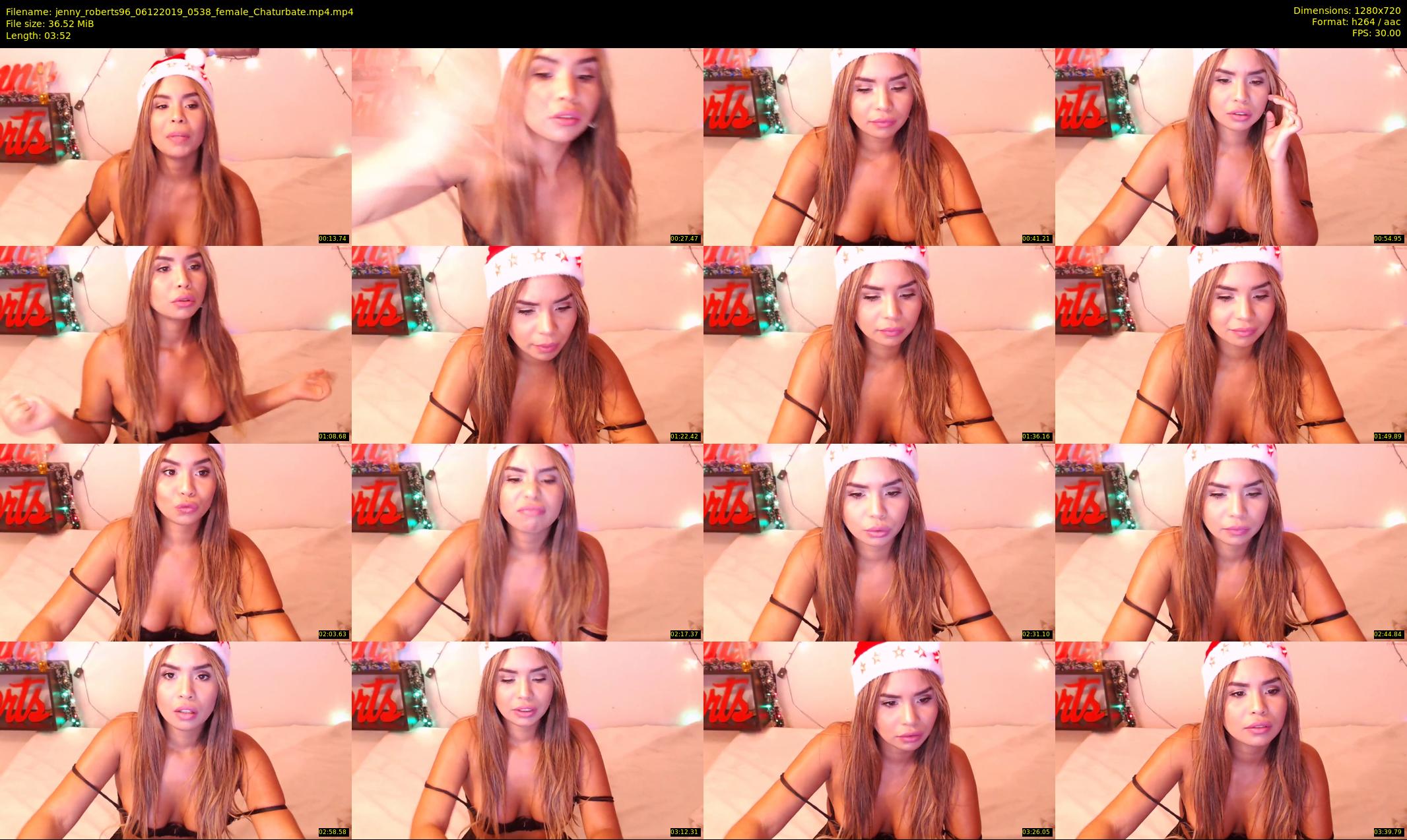 jenny_roberts96 — 4 minute Chaturbate female cam show recording, 720p, Dec 6, 2019