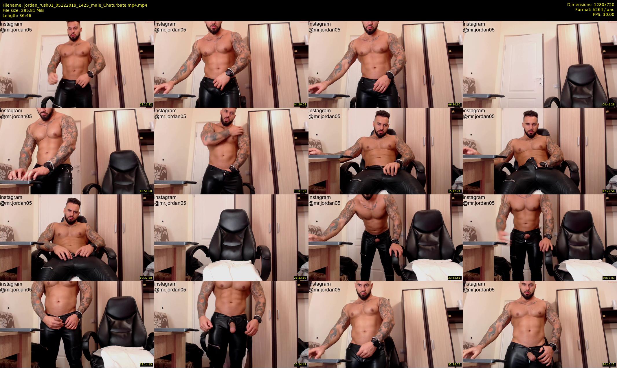 jordan_rush01 — 37 minute Chaturbate male cam show recording, 720p, Dec 5, 2019