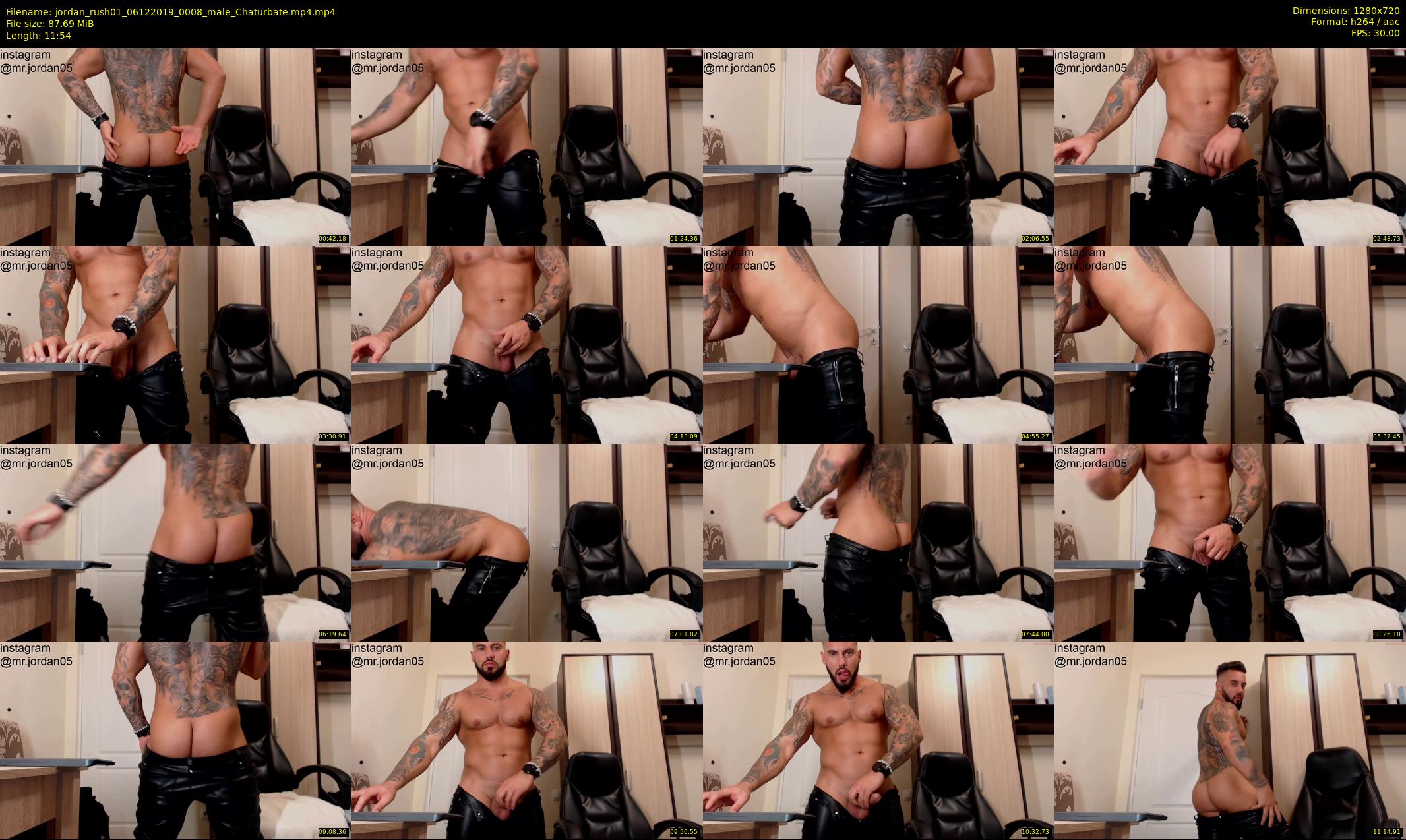 jordan_rush01 — 12 minute Chaturbate male cam show recording, 720p, Dec 6, 2019