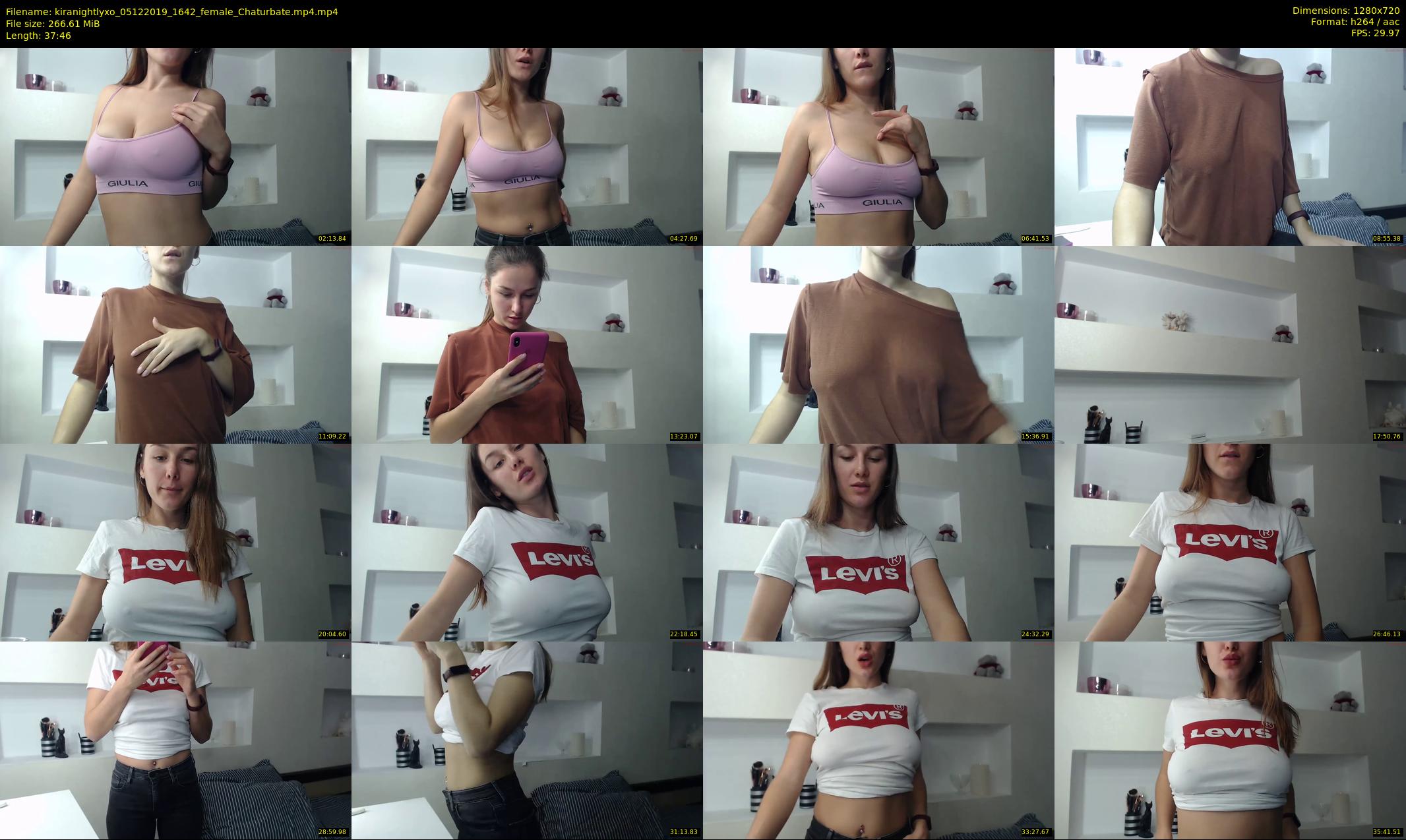 kiranightlyxo — 38 minute Chaturbate female cam show recording, 720p, Dec 5, 2019