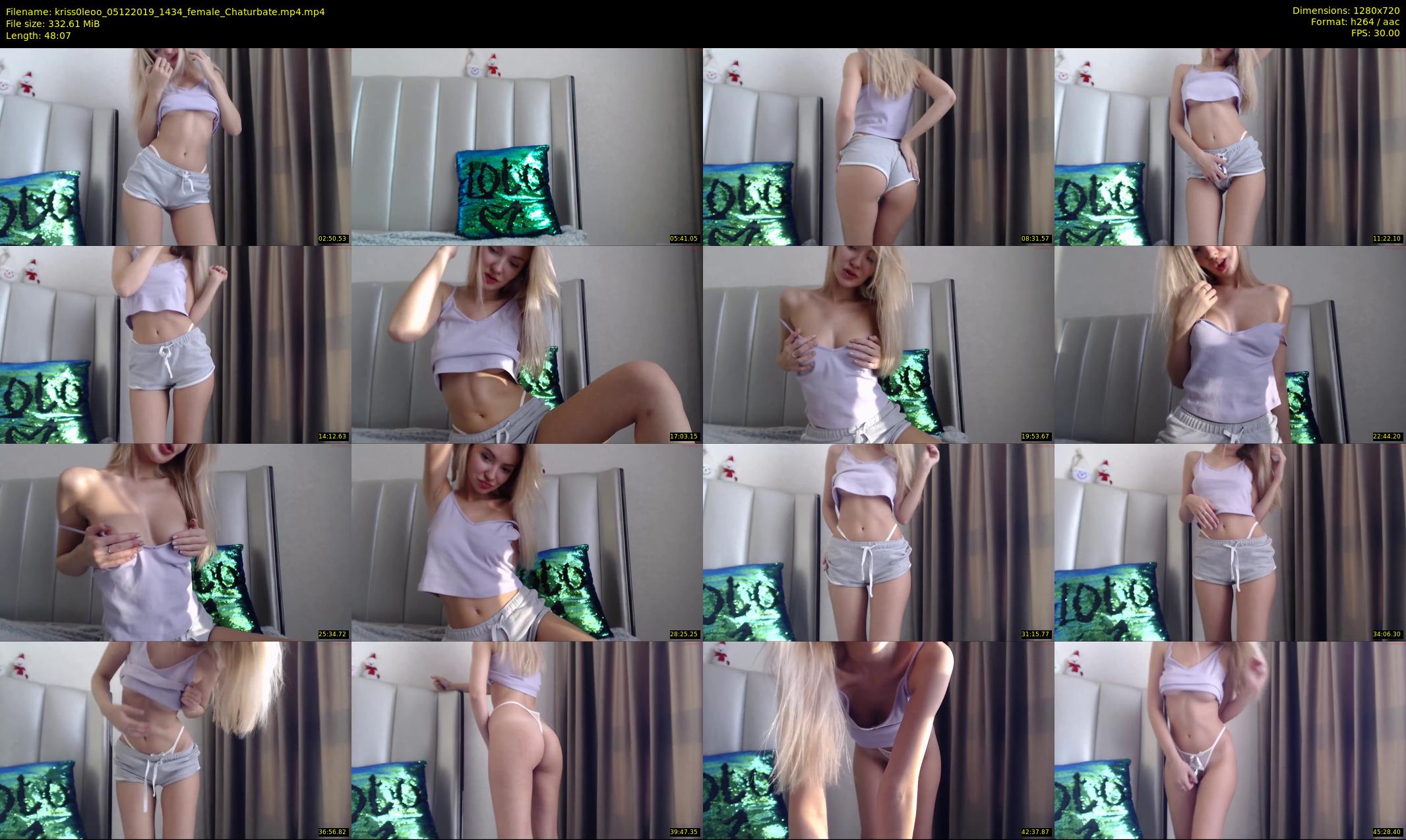 kriss0leoo — 49 minute Chaturbate couple cam show recording, 720p, Dec 5, 2019
