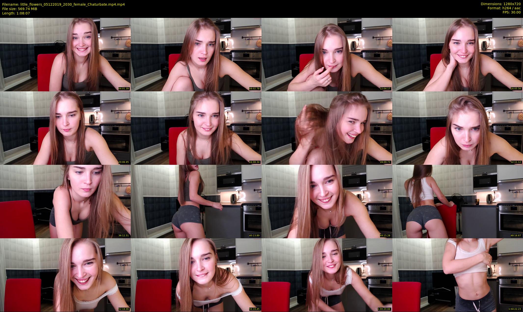 litlle_flowers — 69 minute Chaturbate female cam show recording, 720p, Dec 5, 2019