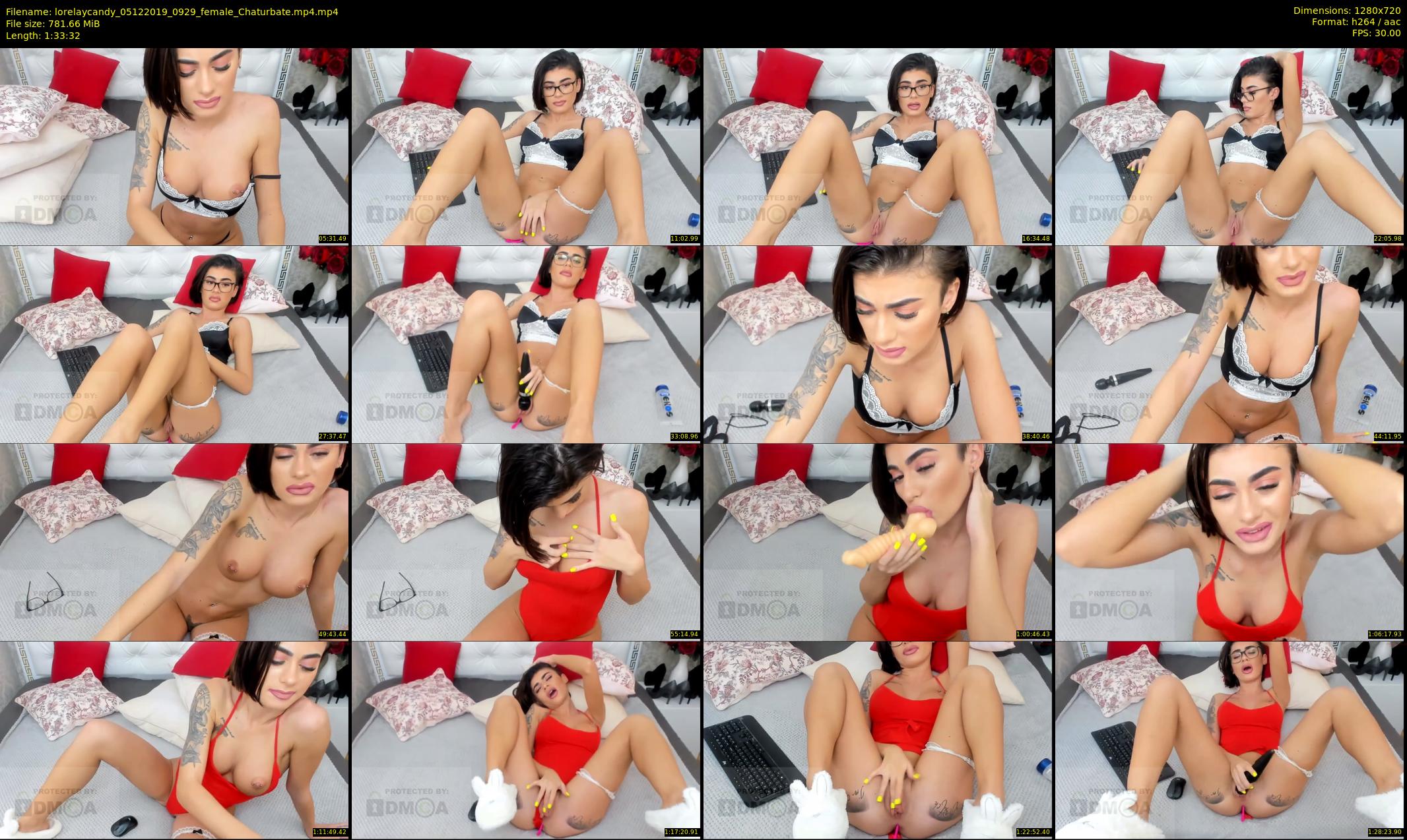 lorelaycandy — 94 minute Chaturbate female cam show recording, 720p, Dec 5, 2019