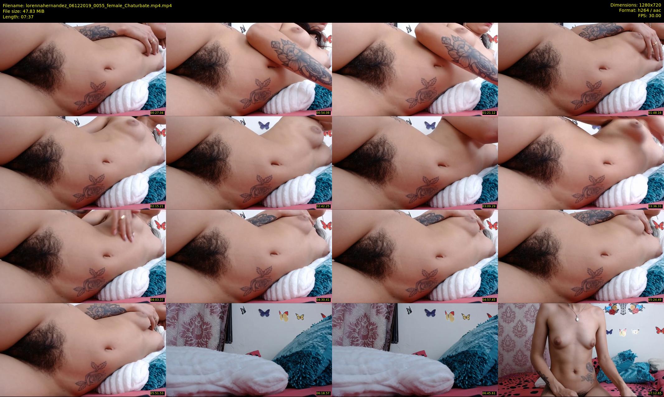 lorennahernandez — 8 minute Chaturbate female cam show recording, 720p, Dec 6, 2019