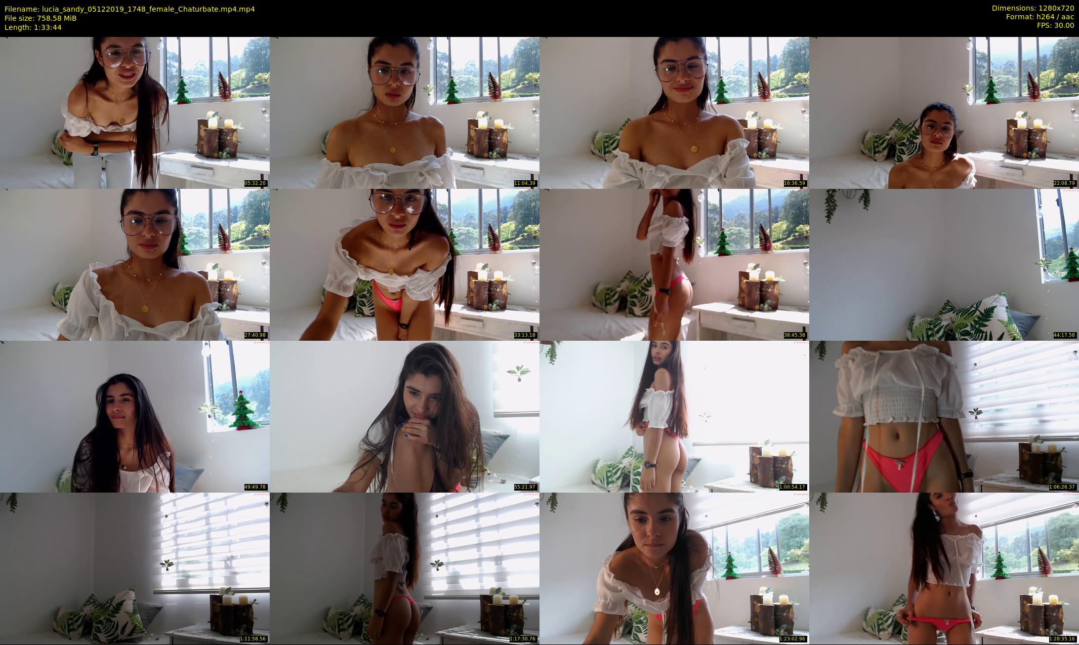 lucia_sandy — 94 minute Chaturbate female cam show recording, 720p, Dec 5, 2019