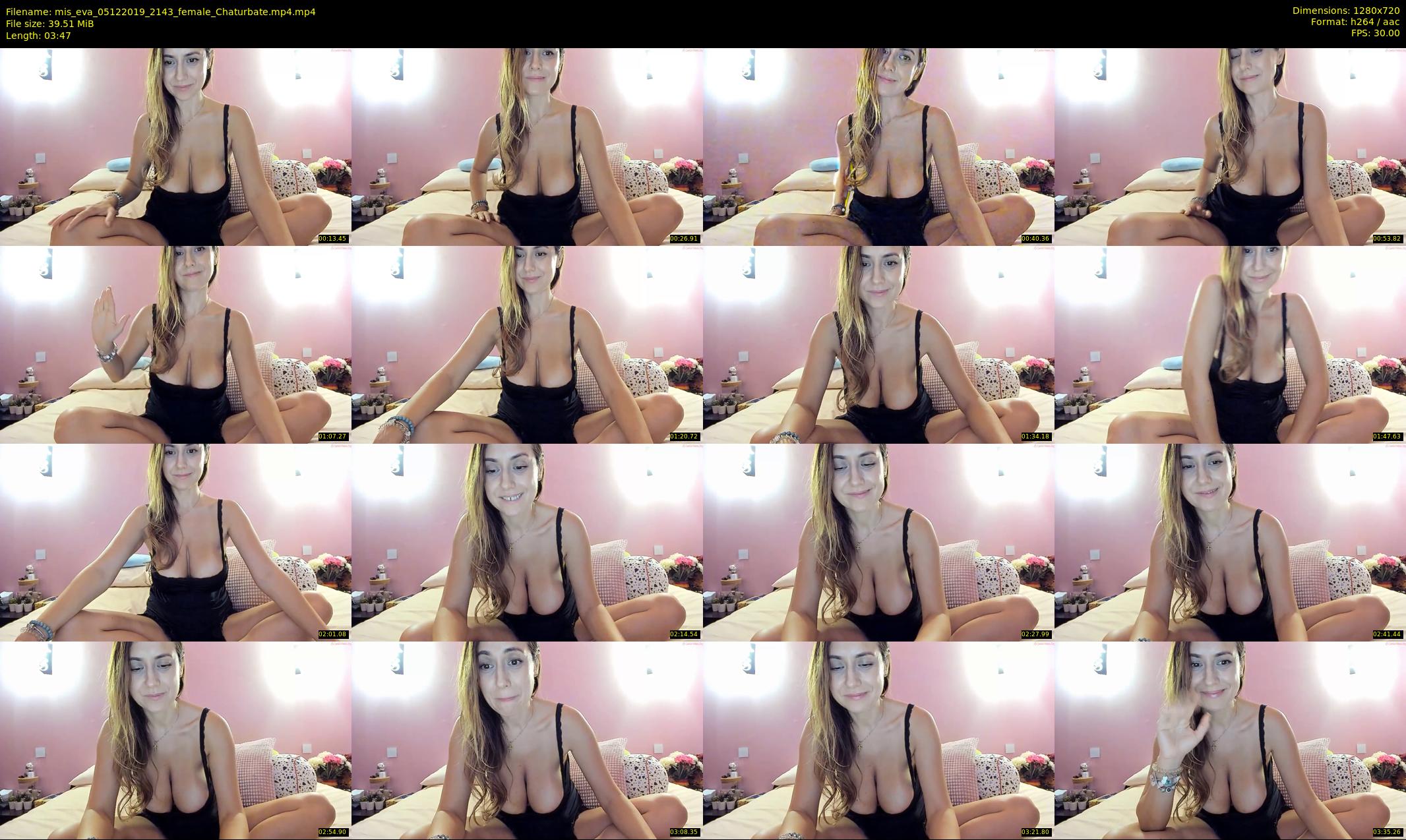 mis_eva — 4 minute Chaturbate female cam show recording, 720p, Dec 5, 2019