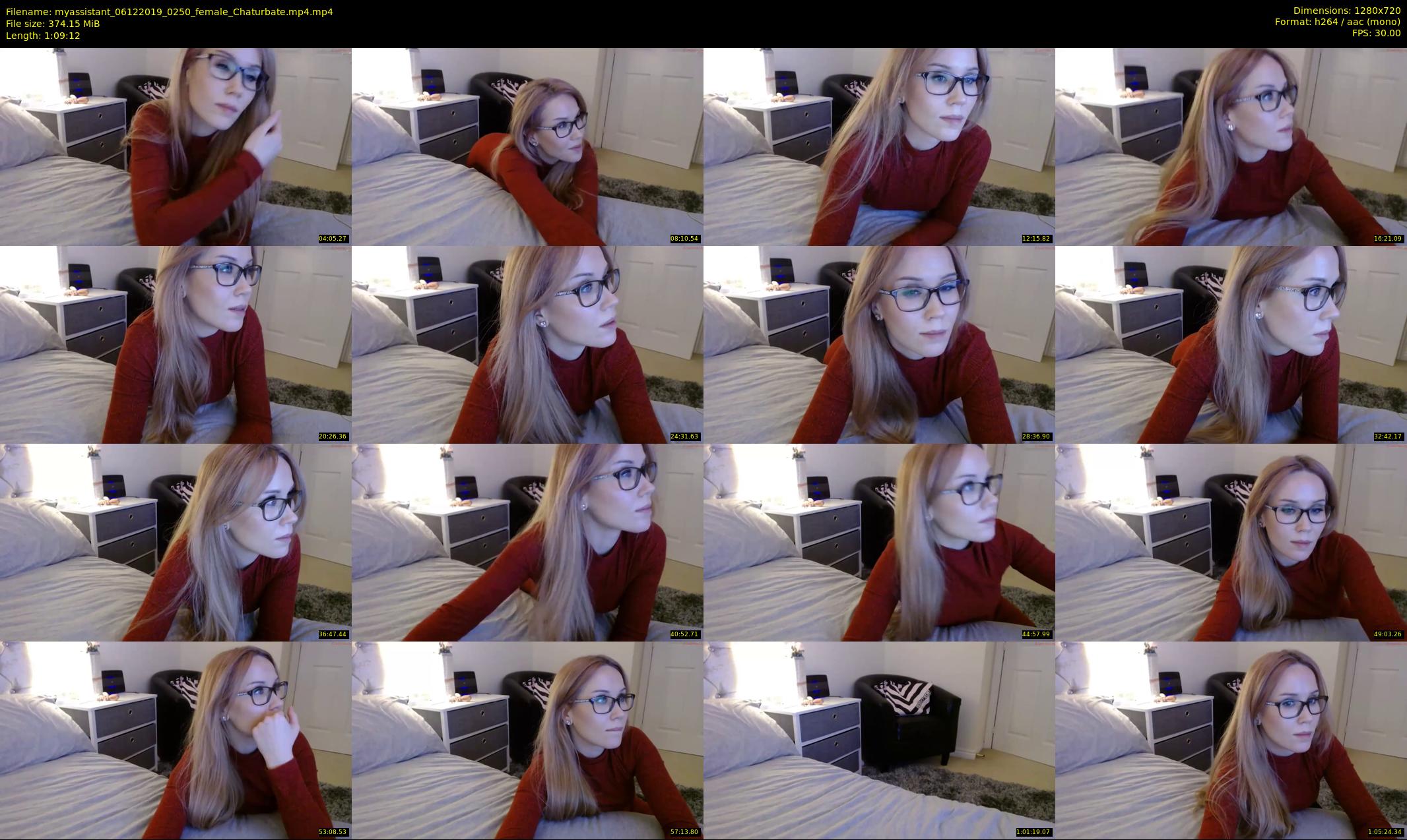 myassistant — 70 minute Chaturbate female cam show recording, 720p, Dec 6, 2019