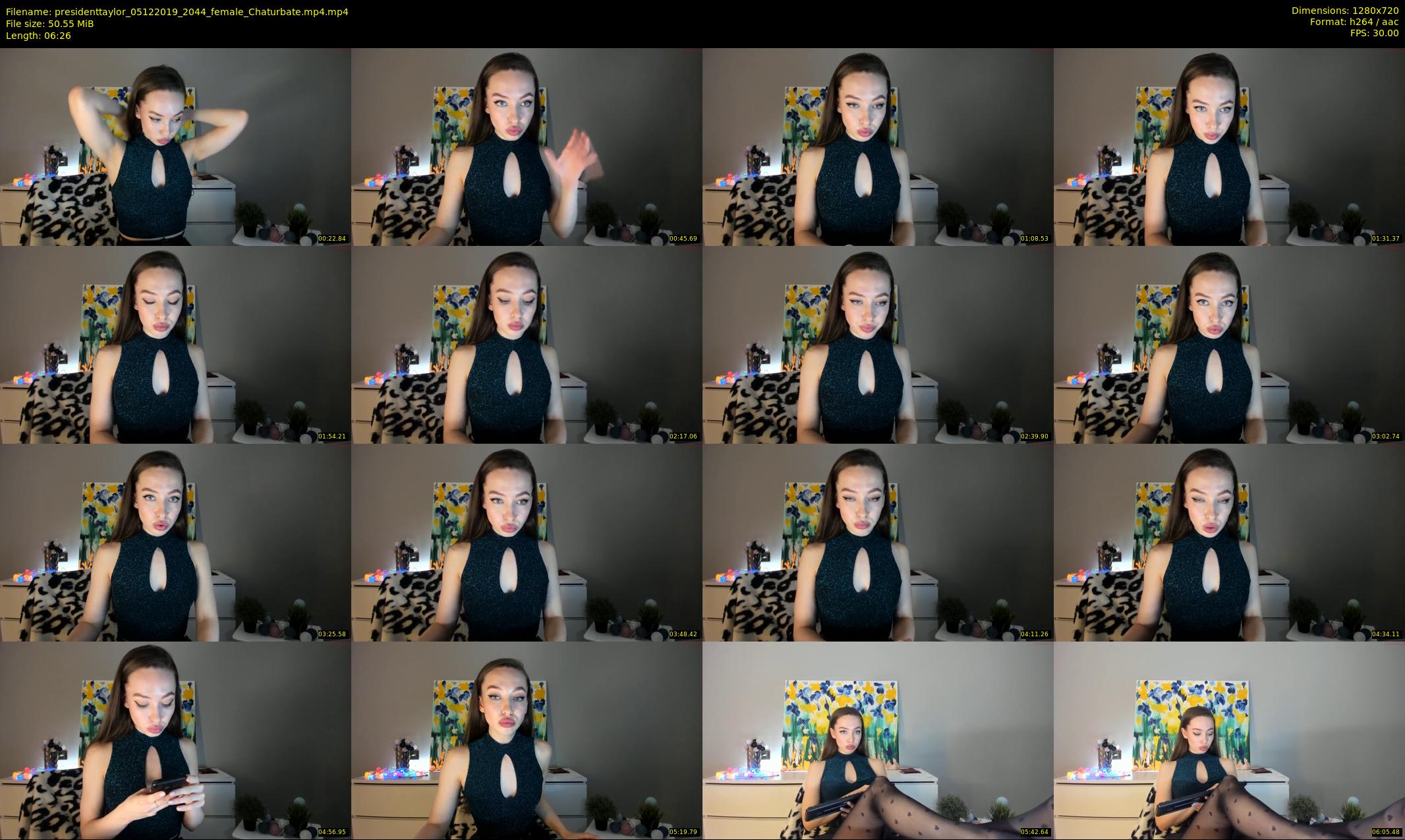 presidenttaylor — 7 minute Chaturbate female cam show recording, 720p, Dec 5, 2019