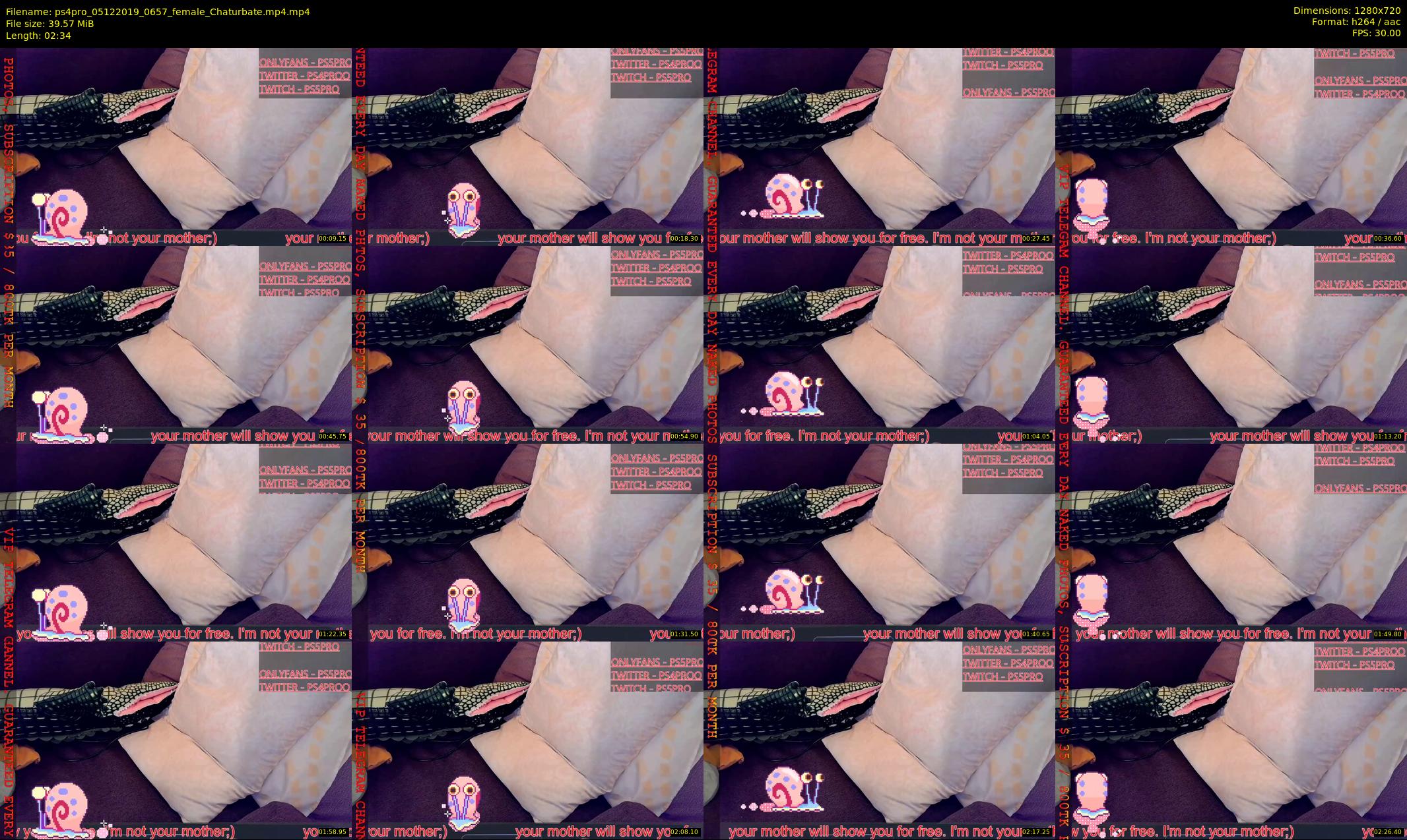 ps4pro — 3 minute Chaturbate female cam show recording, 720p, Dec 5, 2019