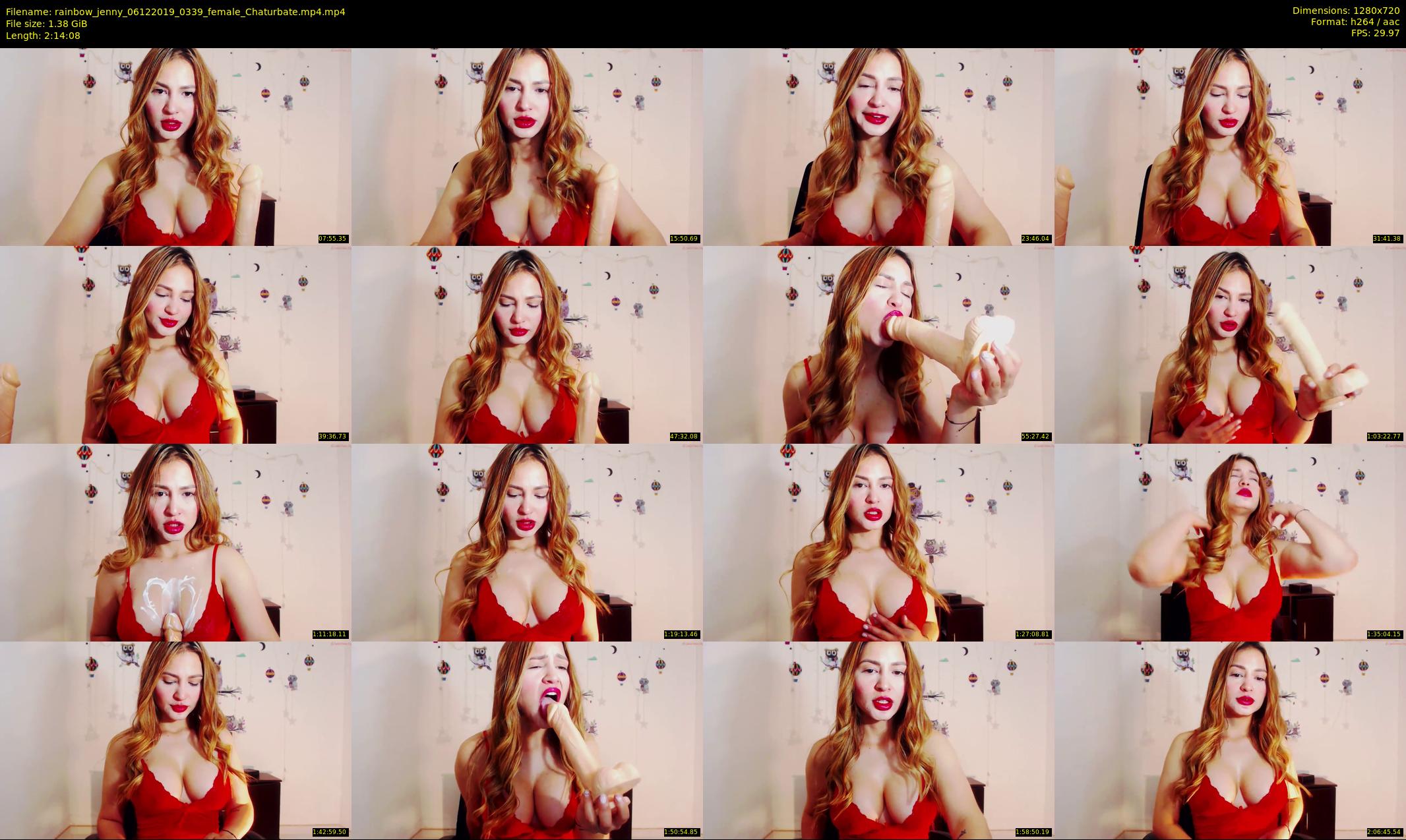 rainbow_jenny — 135 minute Chaturbate female cam show recording, 720p, Dec 6, 2019