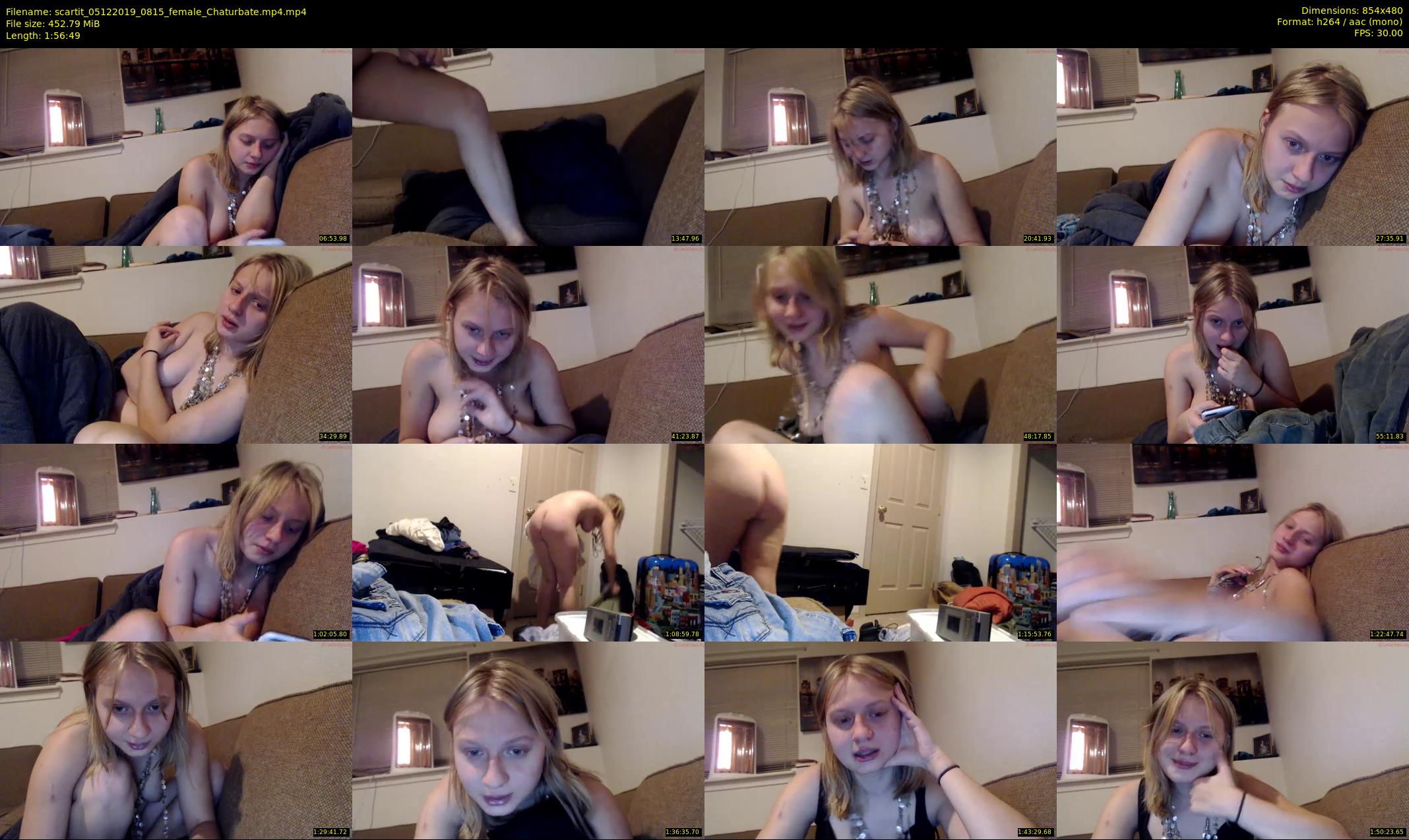 scartit — 117 minute Chaturbate female cam show recording, 480p, Dec 5, 2019