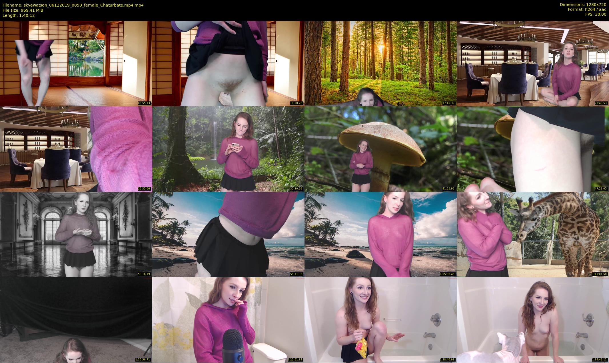 skyewatson — 101 minute Chaturbate female cam show recording, 720p, Dec 6, 2019