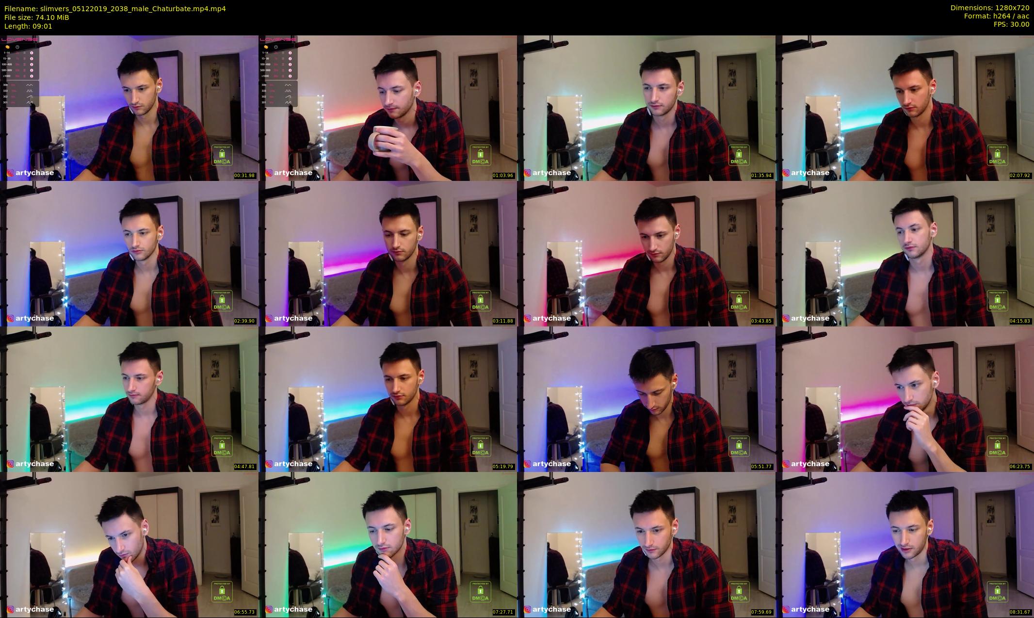 slimvers — 10 minute Chaturbate male cam show recording, 720p, Dec 5, 2019
