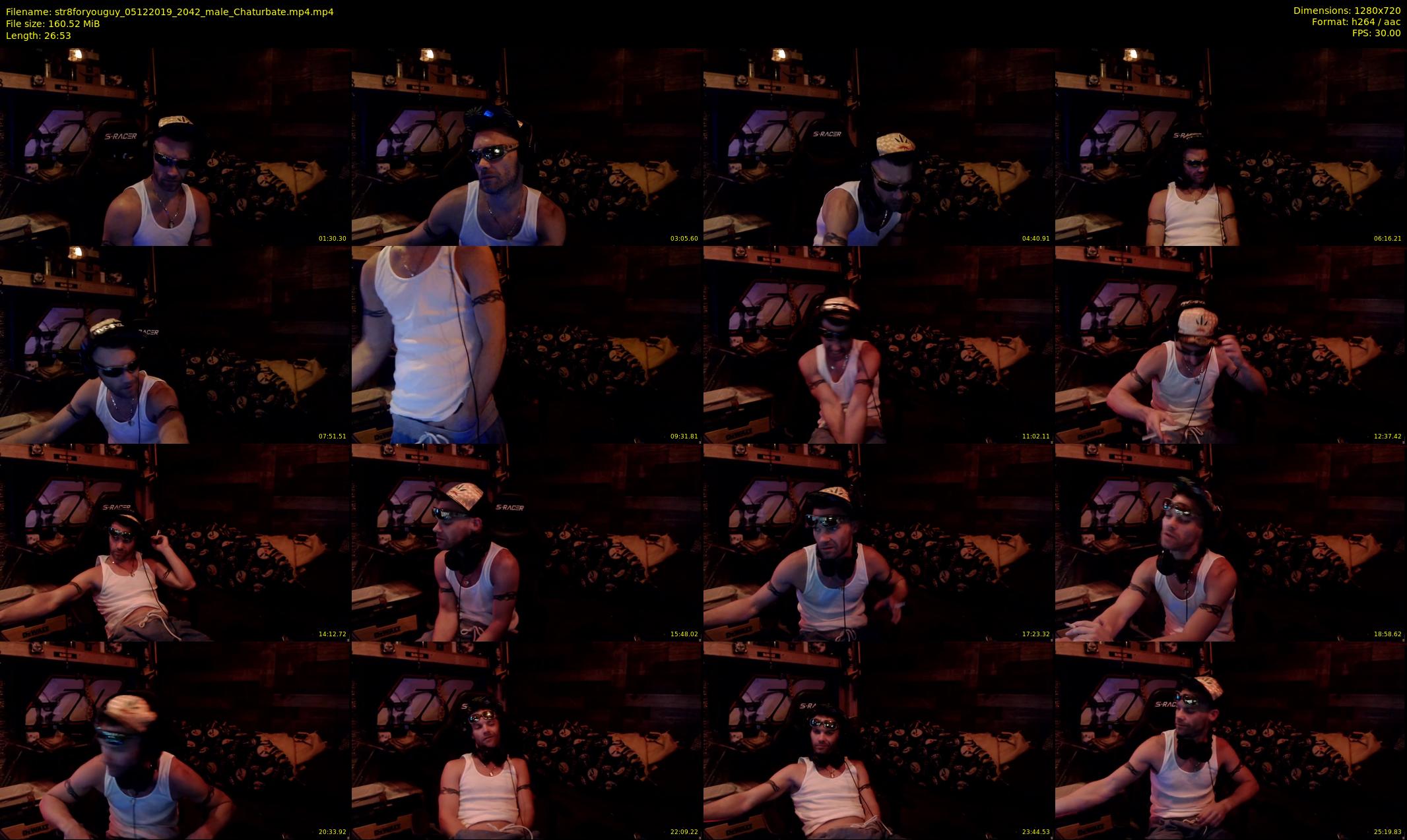 str8foryouguy — 27 minute Chaturbate male cam show recording, 720p, Dec 5, 2019