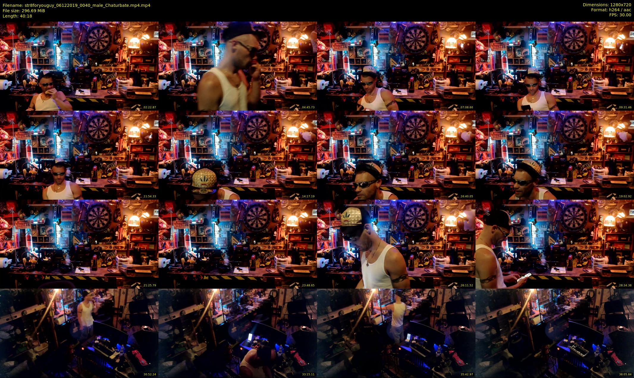 str8foryouguy — 41 minute Chaturbate male cam show recording, 720p, Dec 6, 2019