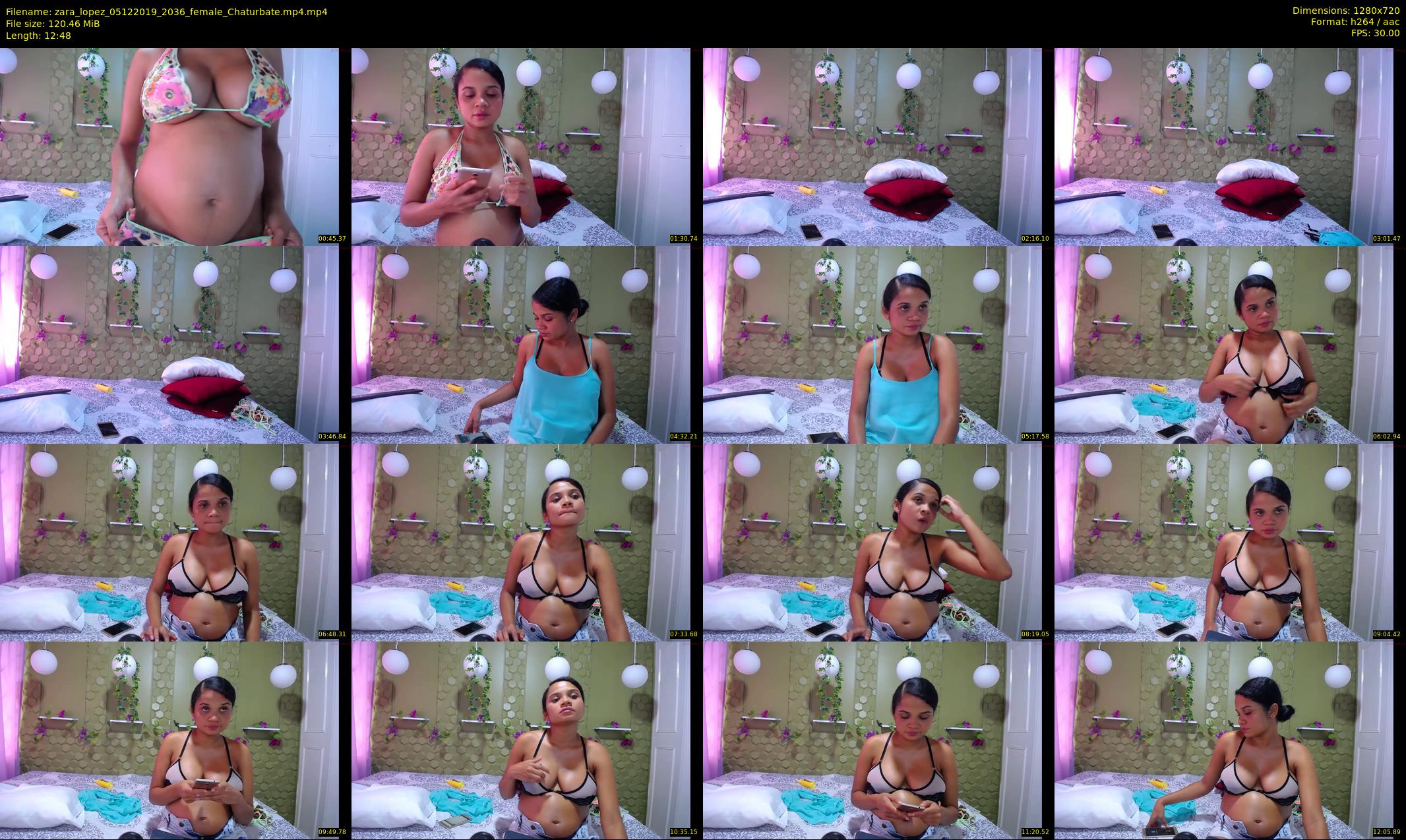 zara_lopez — 13 minute Chaturbate female cam show recording, 720p, Dec 5, 2019