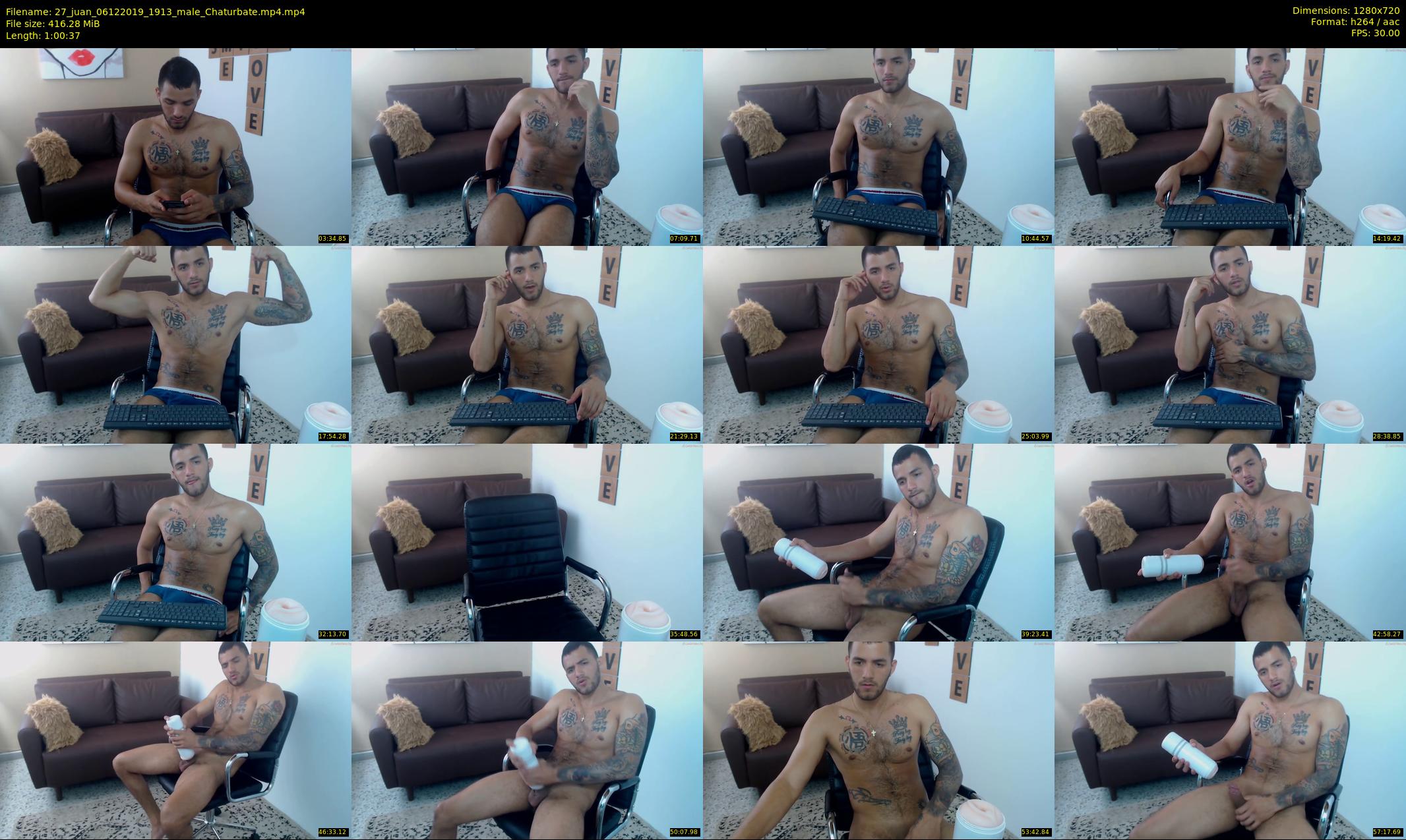 27_juan — 61 minute Chaturbate male cam show recording, 720p, Dec 6, 2019