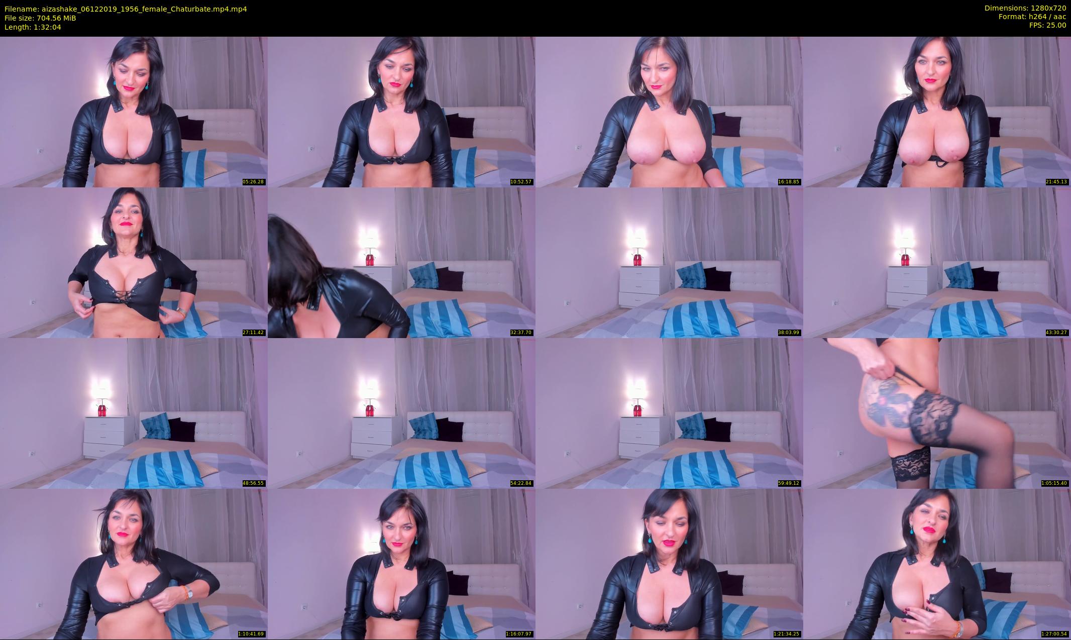 aizashake — 93 minute Chaturbate female cam show recording, 720p, Dec 6, 2019