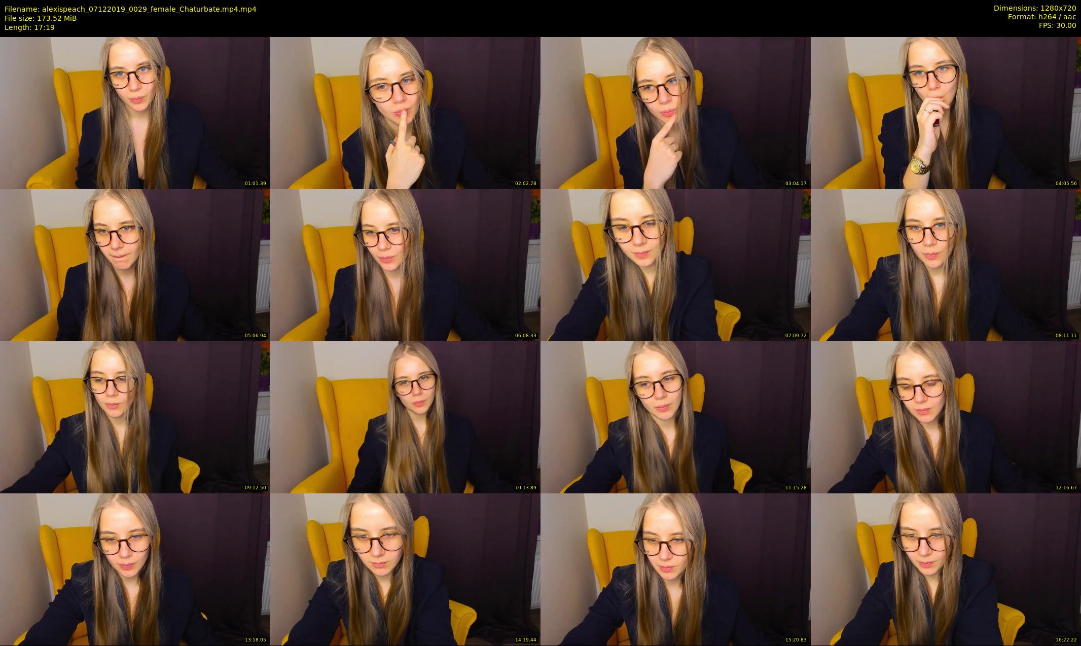 alexispeach — 18 minute Chaturbate female cam show recording, 720p, Dec 7, 2019