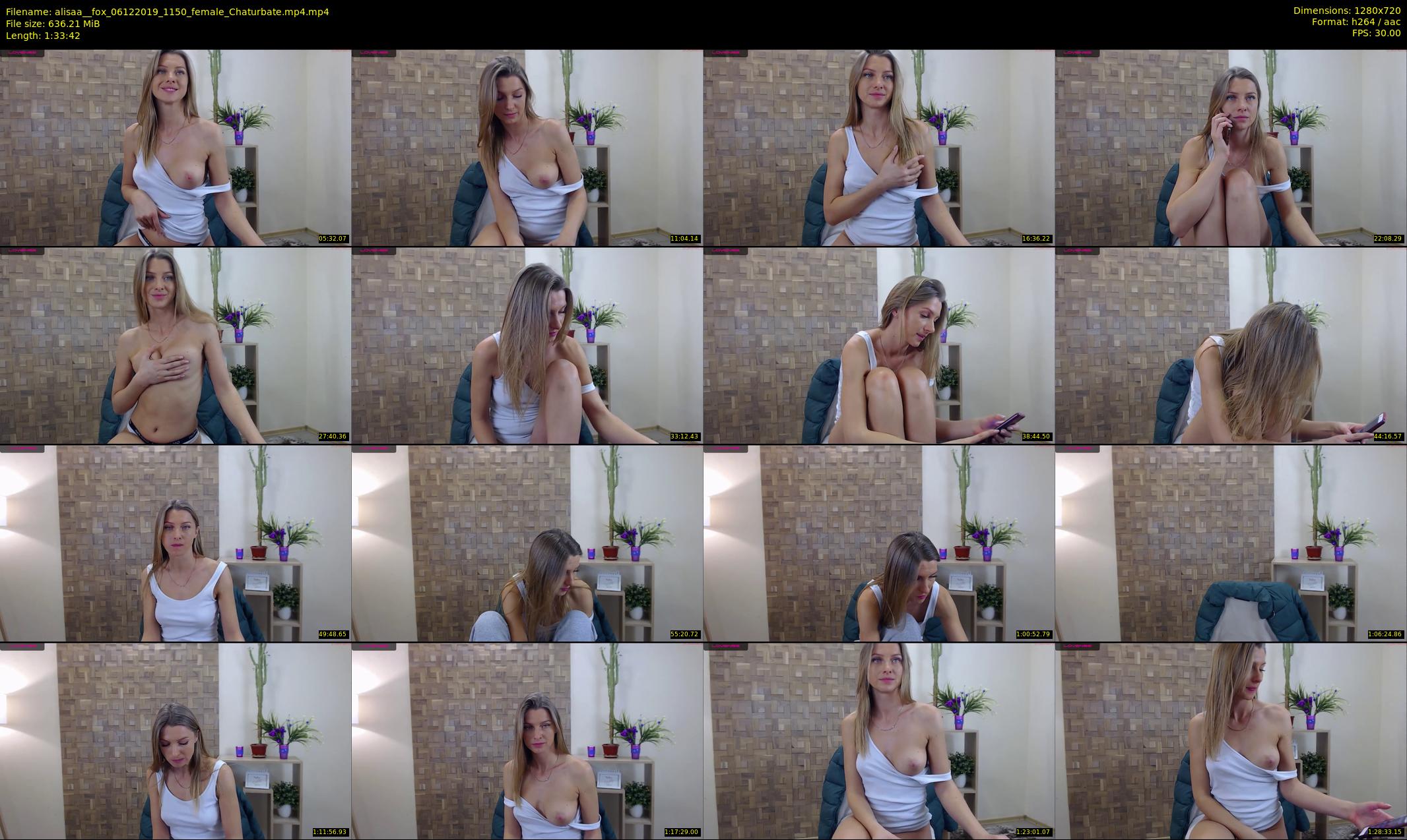alisaa__fox — 94 minute Chaturbate female cam show recording, 720p, Dec 6, 2019