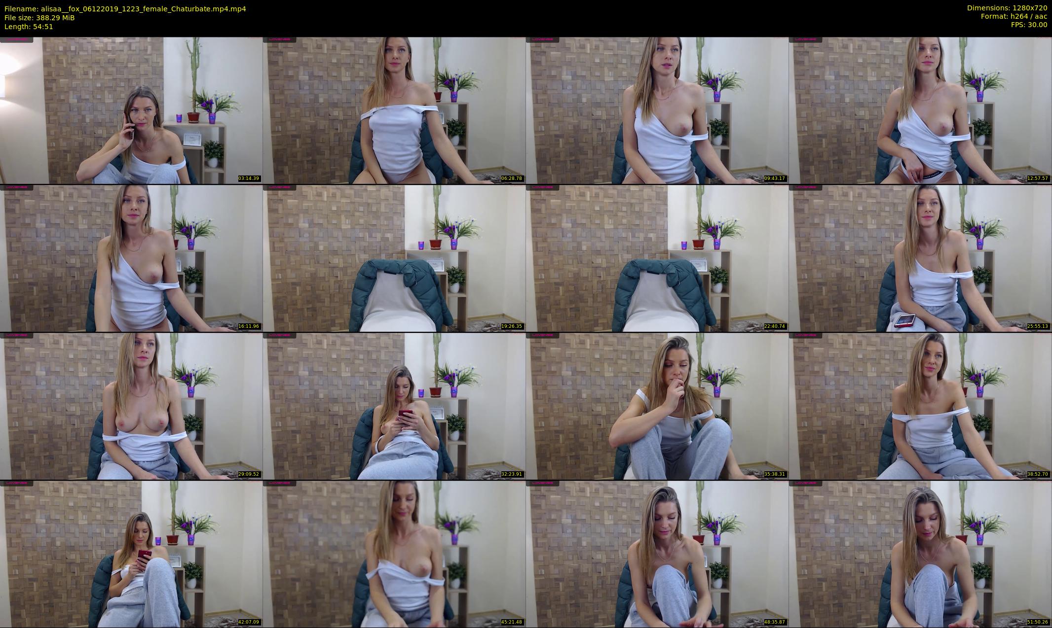 alisaa__fox — 55 minute Chaturbate female cam show recording, 720p, Dec 6, 2019