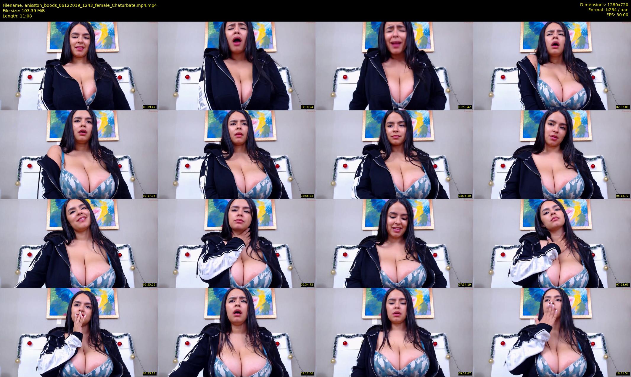 anisston_boods — 12 minute Chaturbate female cam show recording, 720p, Dec 6, 2019