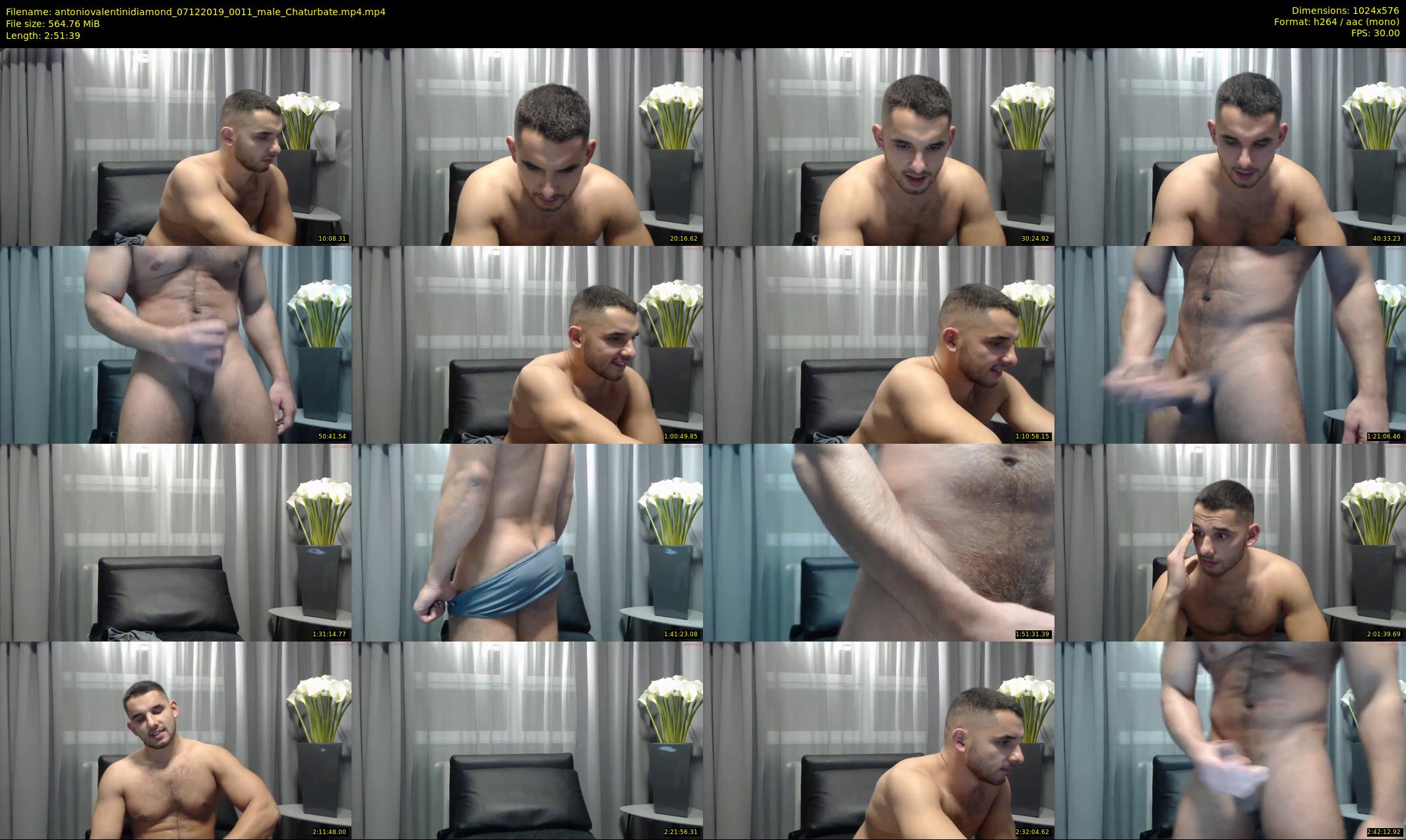 antoniovalentinidiamond — 172 minute Chaturbate male cam show recording, 480p, Dec 7, 2019