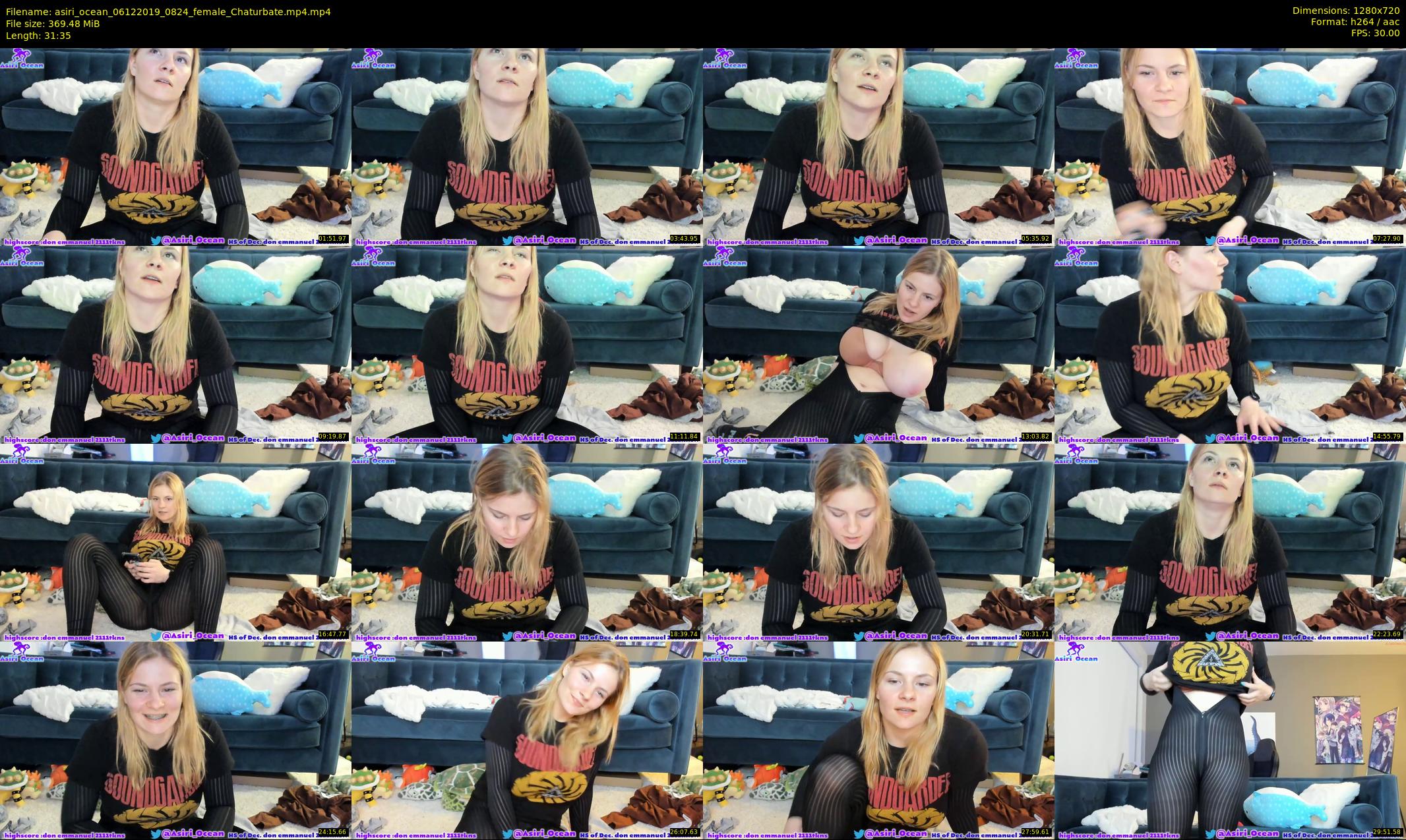 asiri_ocean — 32 minute Chaturbate female cam show recording, 720p, Dec 6, 2019