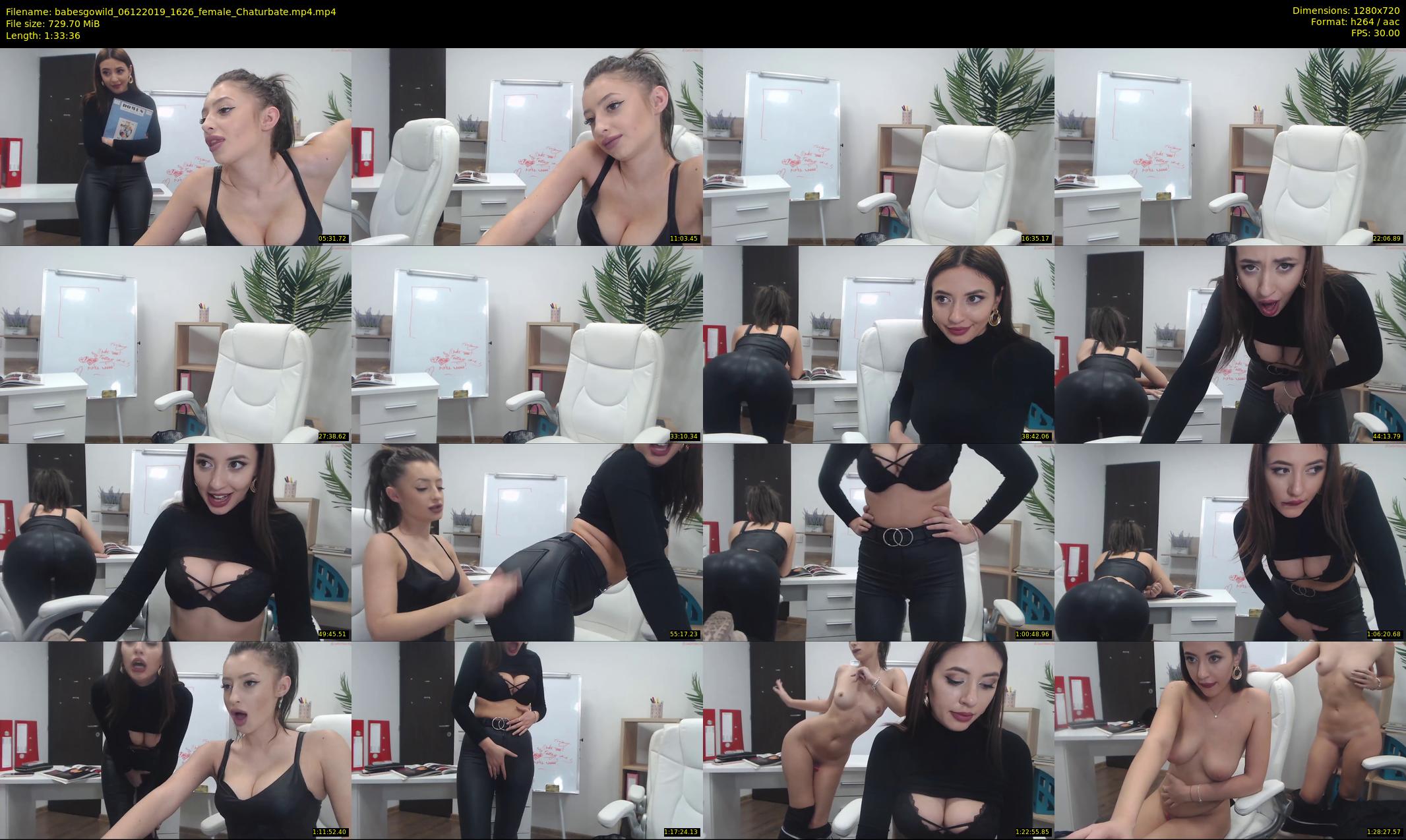 babesgowild — 94 minute Chaturbate couple cam show recording, 720p, Dec 6, 2019