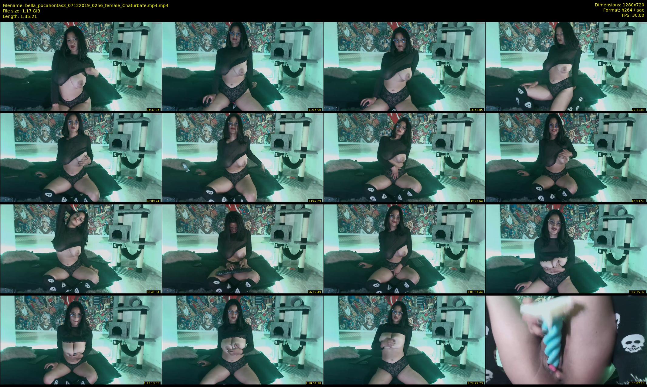 bella_pocahontas3 — 96 minute Chaturbate female cam show recording, 720p, Dec 7, 2019