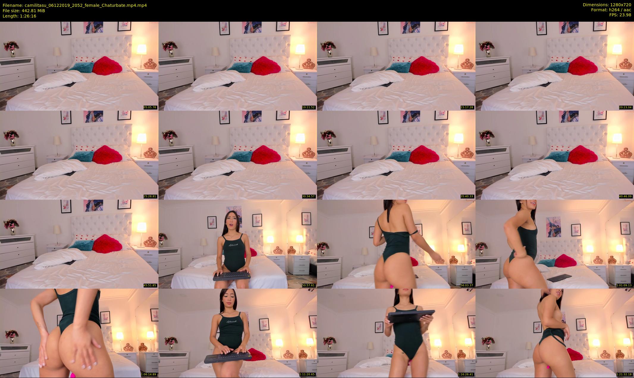 camilitasu — 87 minute Chaturbate female cam show recording, 720p, Dec 6, 2019