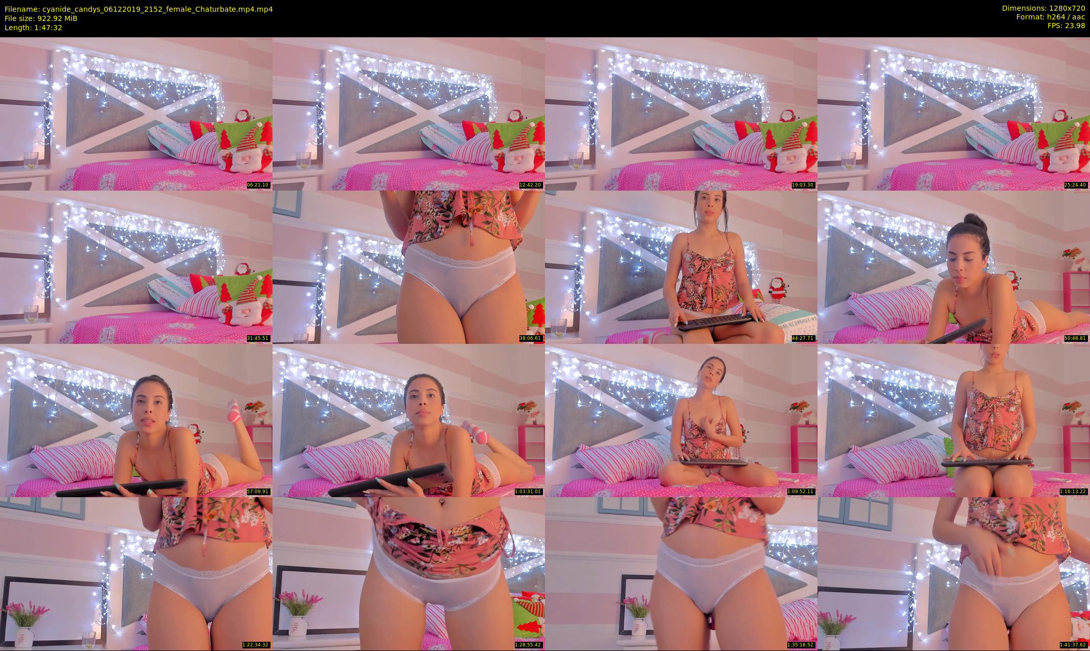 cyanide_candys — 108 minute Chaturbate female cam show recording, 720p, Dec 6, 2019