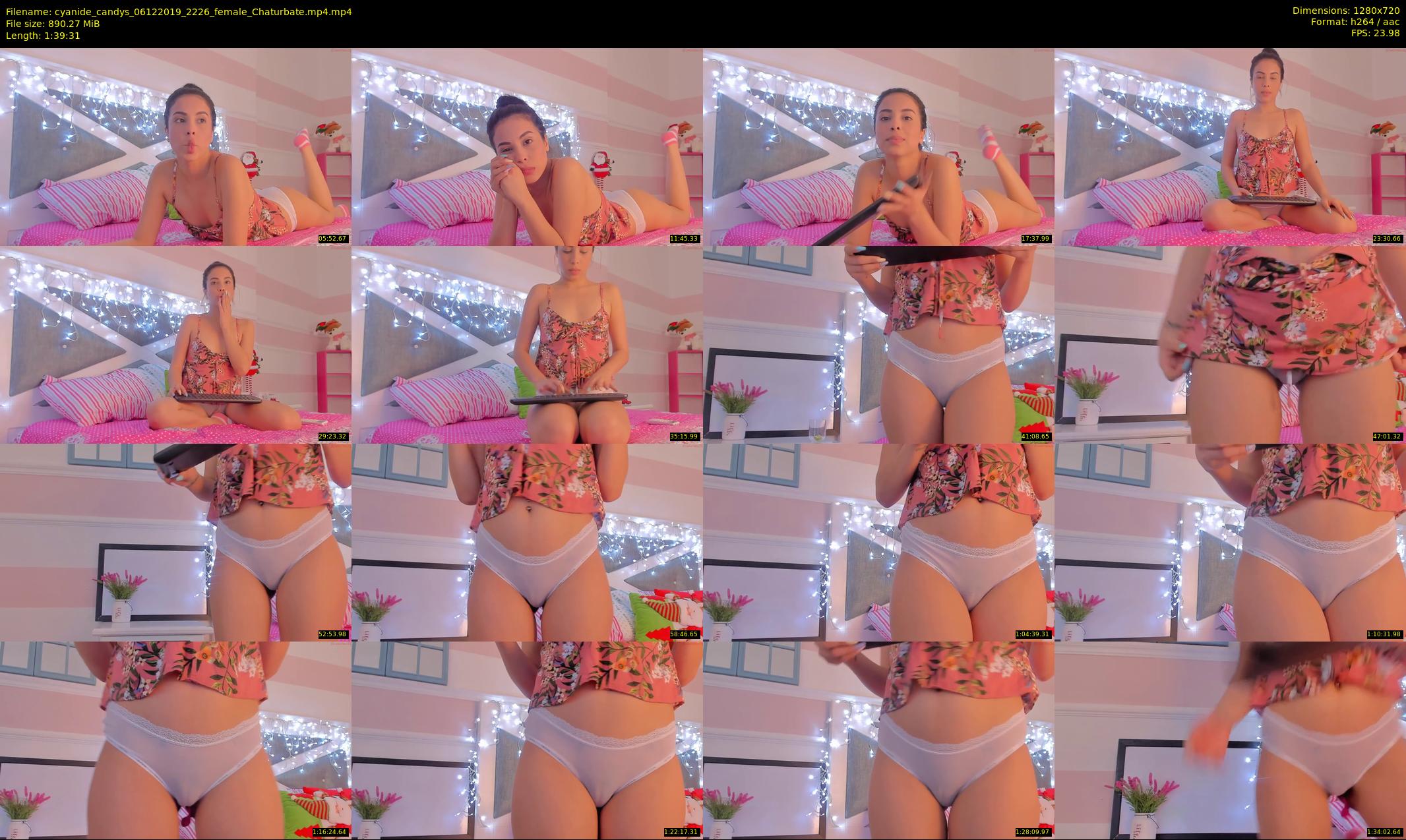 cyanide_candys — 100 minute Chaturbate female cam show recording, 720p, Dec 6, 2019