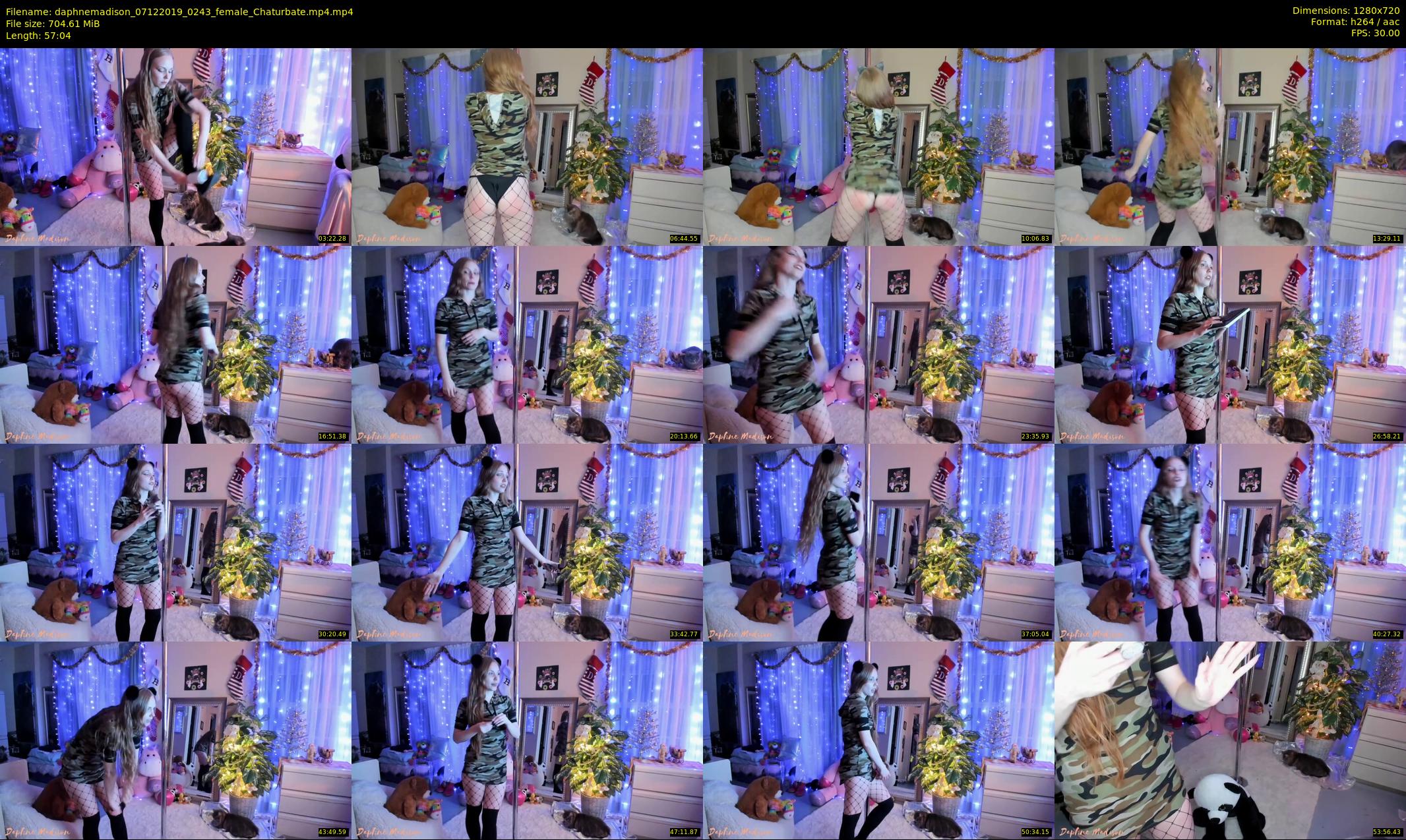 daphnemadison — 58 minute Chaturbate couple cam show recording, 720p, Dec 7, 2019