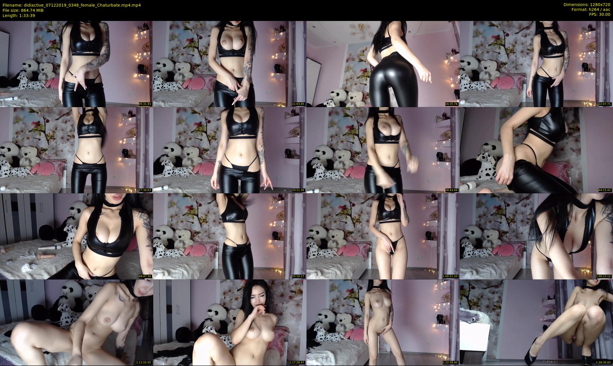 didiactive — 94 minute Chaturbate female cam show recording, 720p, Dec 7, 2019