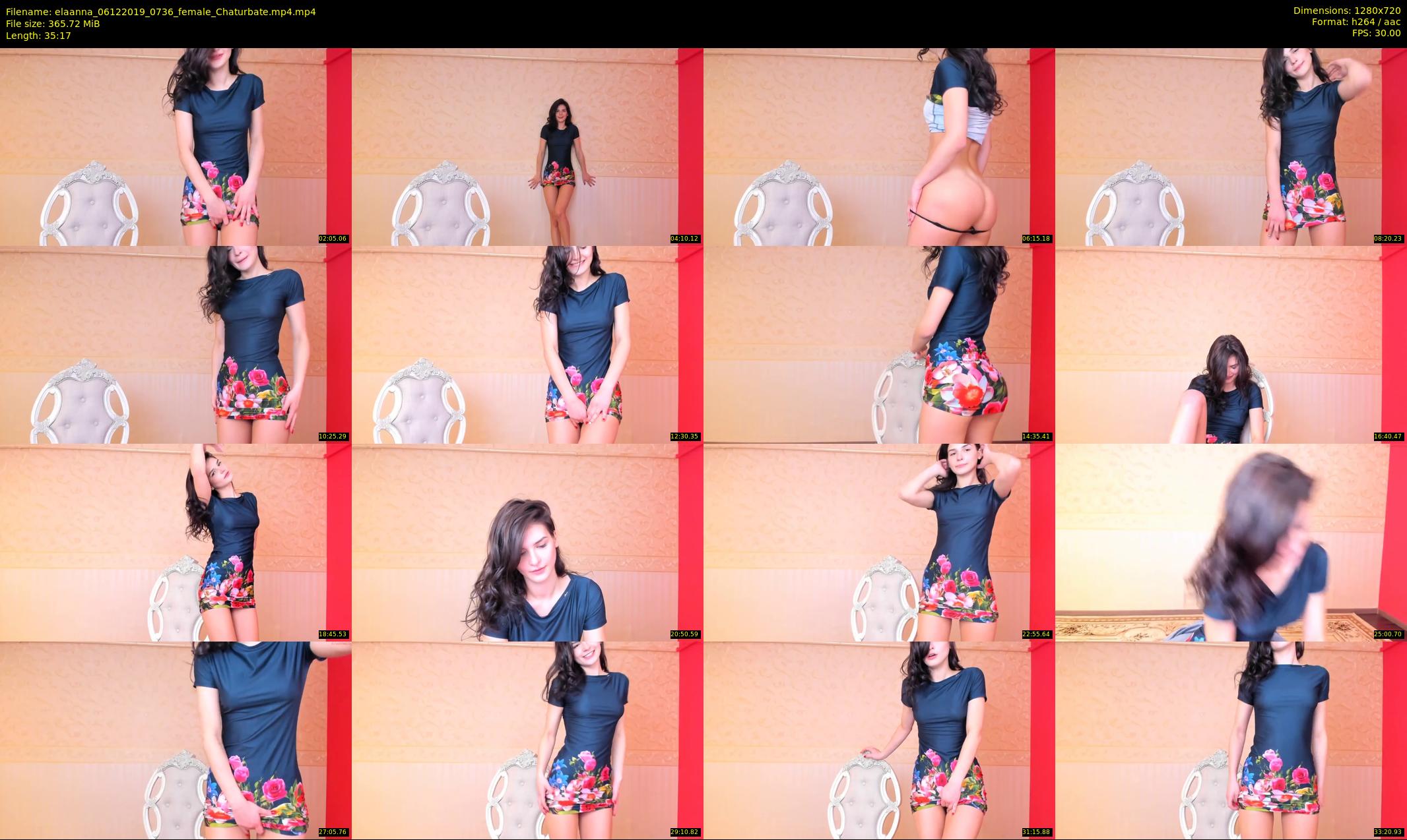 elaanna — 36 minute Chaturbate female cam show recording, 720p, Dec 6, 2019