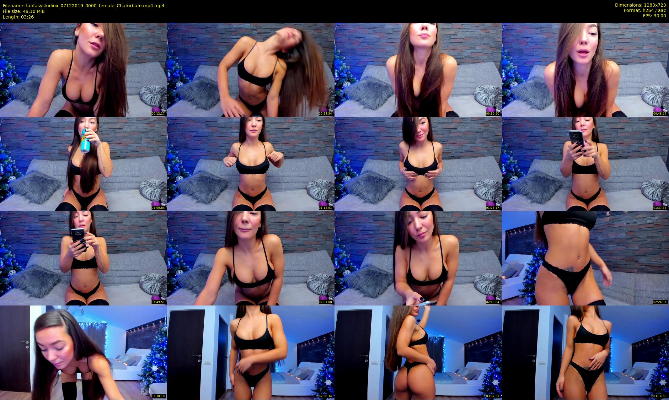 fantasystudiox — 4 minute Chaturbate female cam show recording, 720p, Dec 7, 2019
