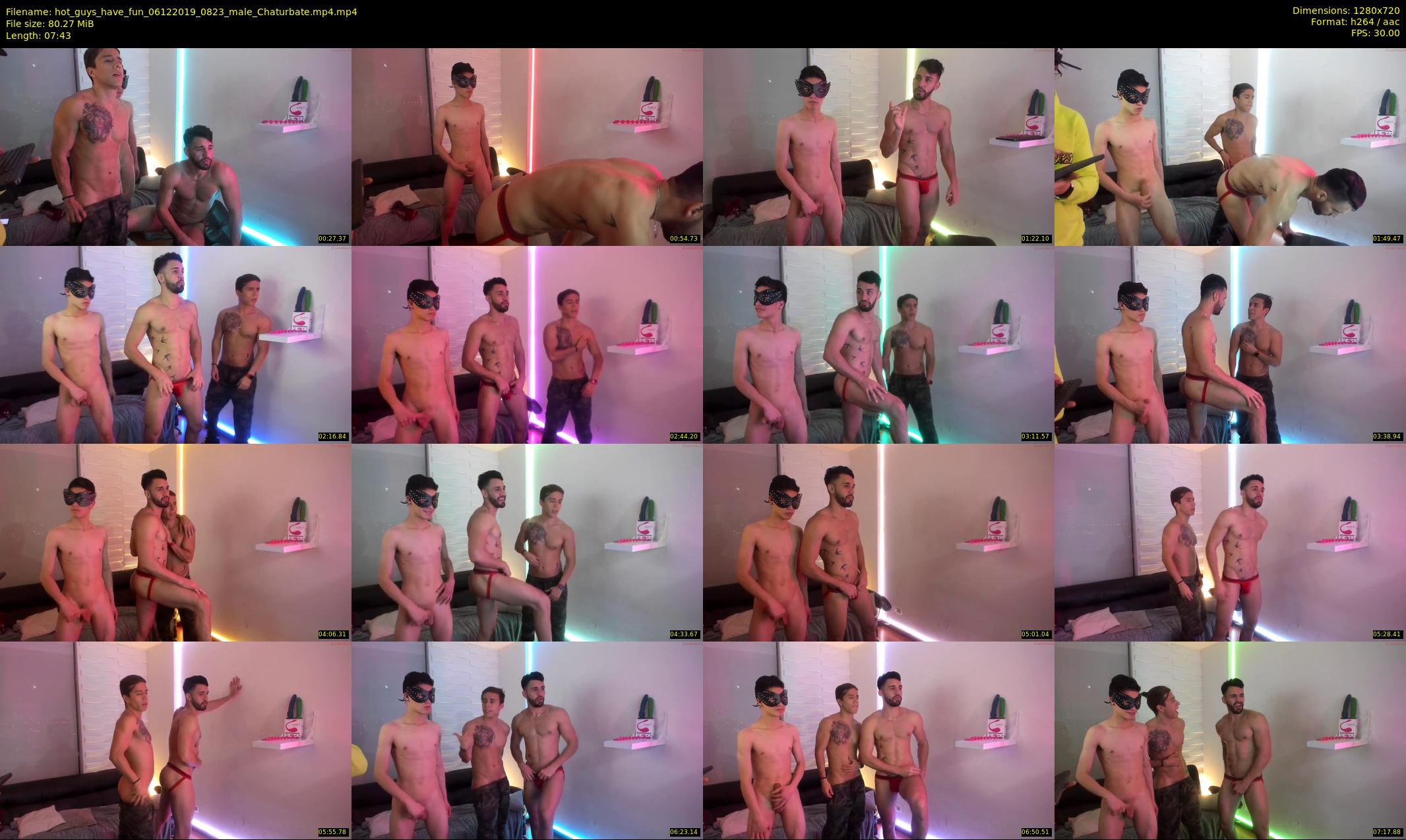 hot_guys_have_fun — 8 minute Chaturbate male cam show recording, 720p, Dec 6, 2019